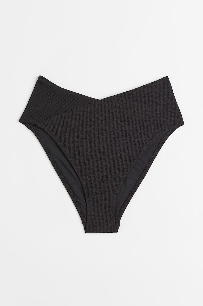 Brazilian bikini bottoms - Black/Cerise