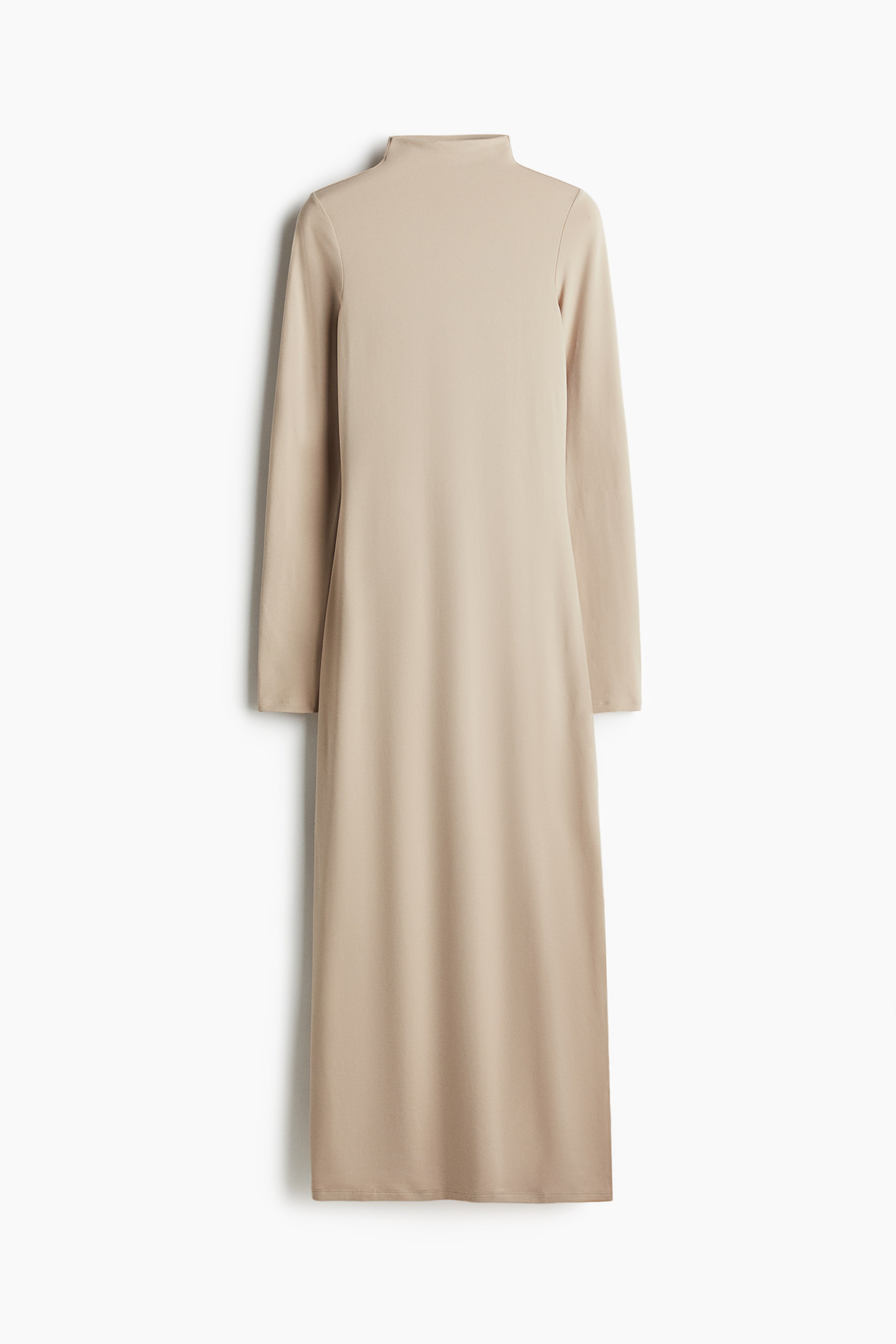 Mock Turtleneck Maxi Dress