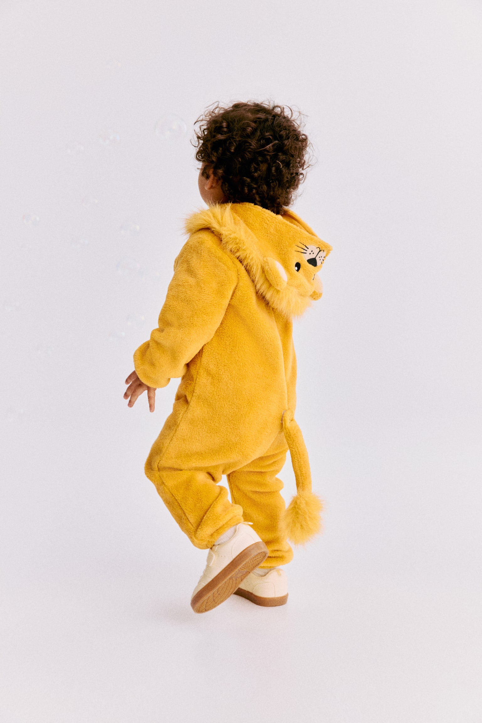 Fancy dress costume - Yellow/Lion/Green/Crocodile/Yellow/Lion/Grey/Koala/Light grey/Wolf/Green/Dinosaur/White/Unicorn/Beige/Leopard print - 4
