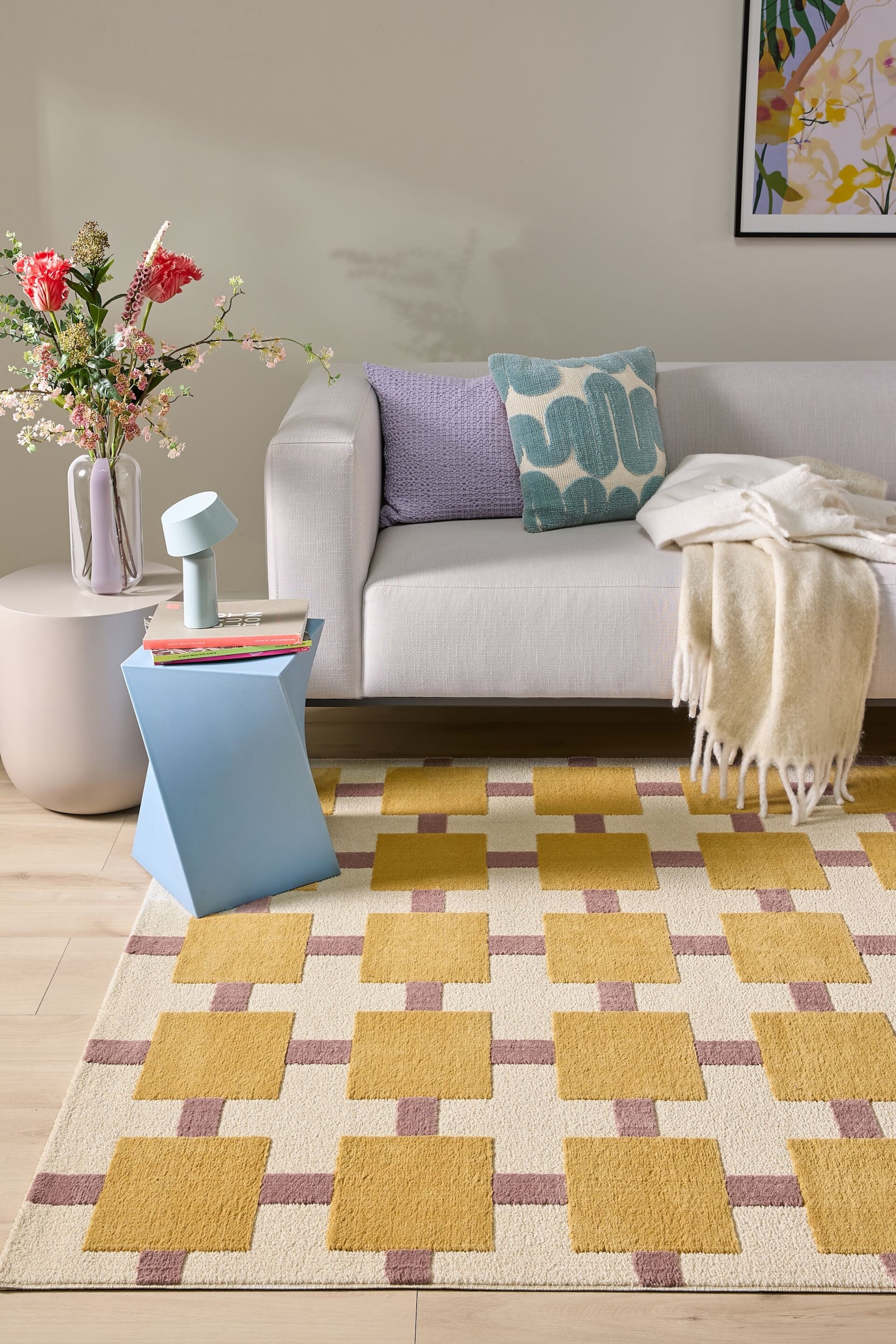 Agrandir l'image: Vloerkleed Cini - Beige/geel - benuta - HOME | H&M BE 1