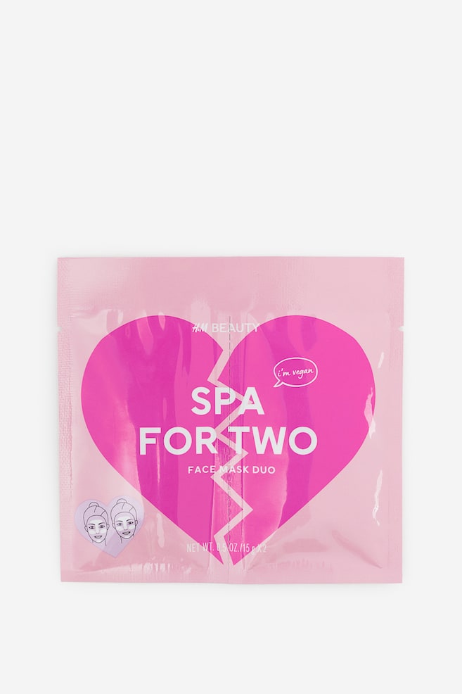 Face mask duo - Pink - 1