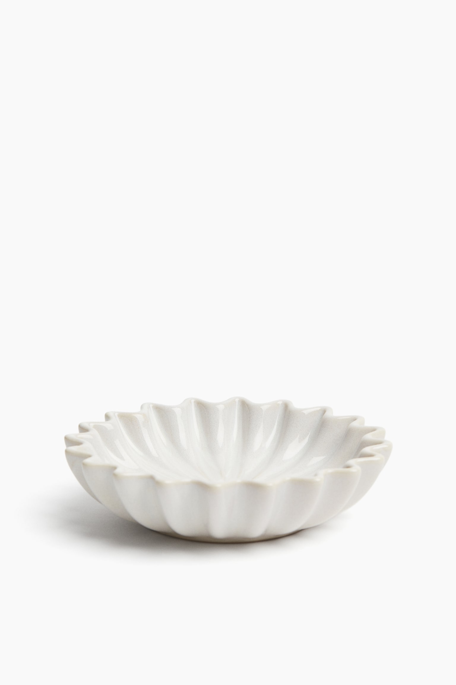 Stoneware soap dish - White - 1