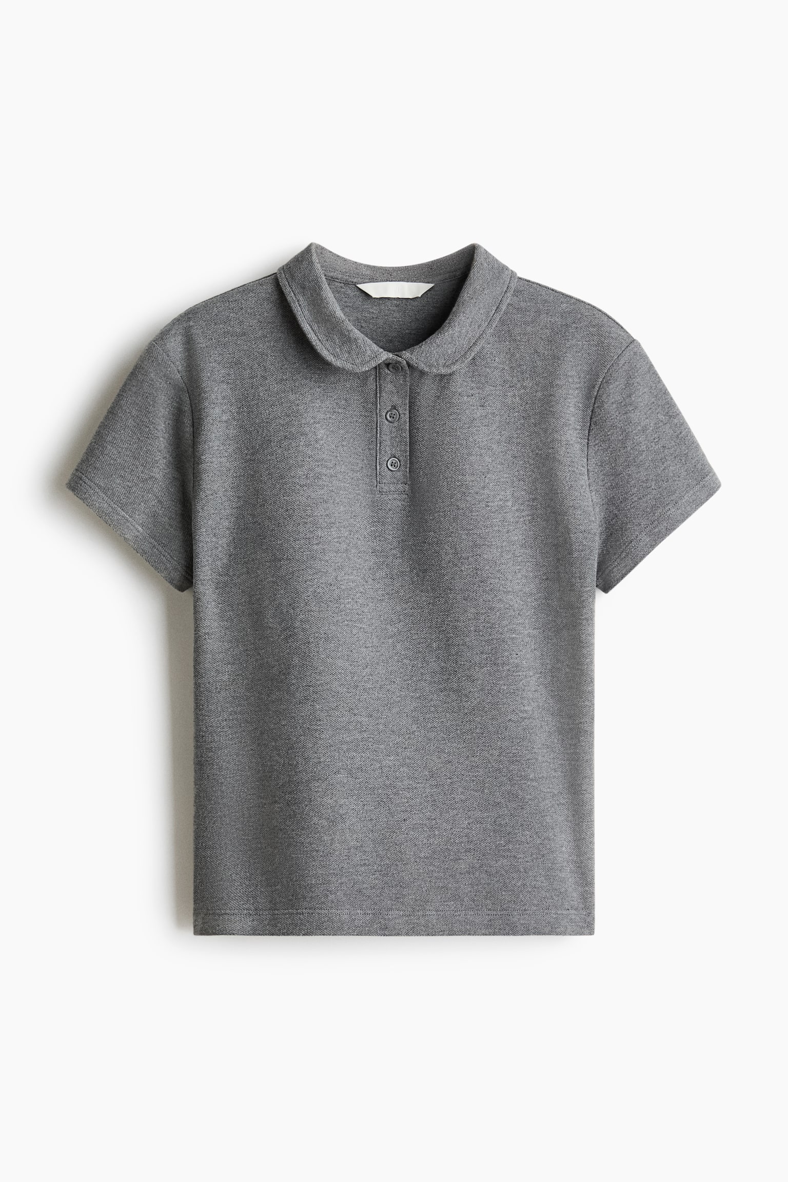 Cotton piqué polo shirt - 2