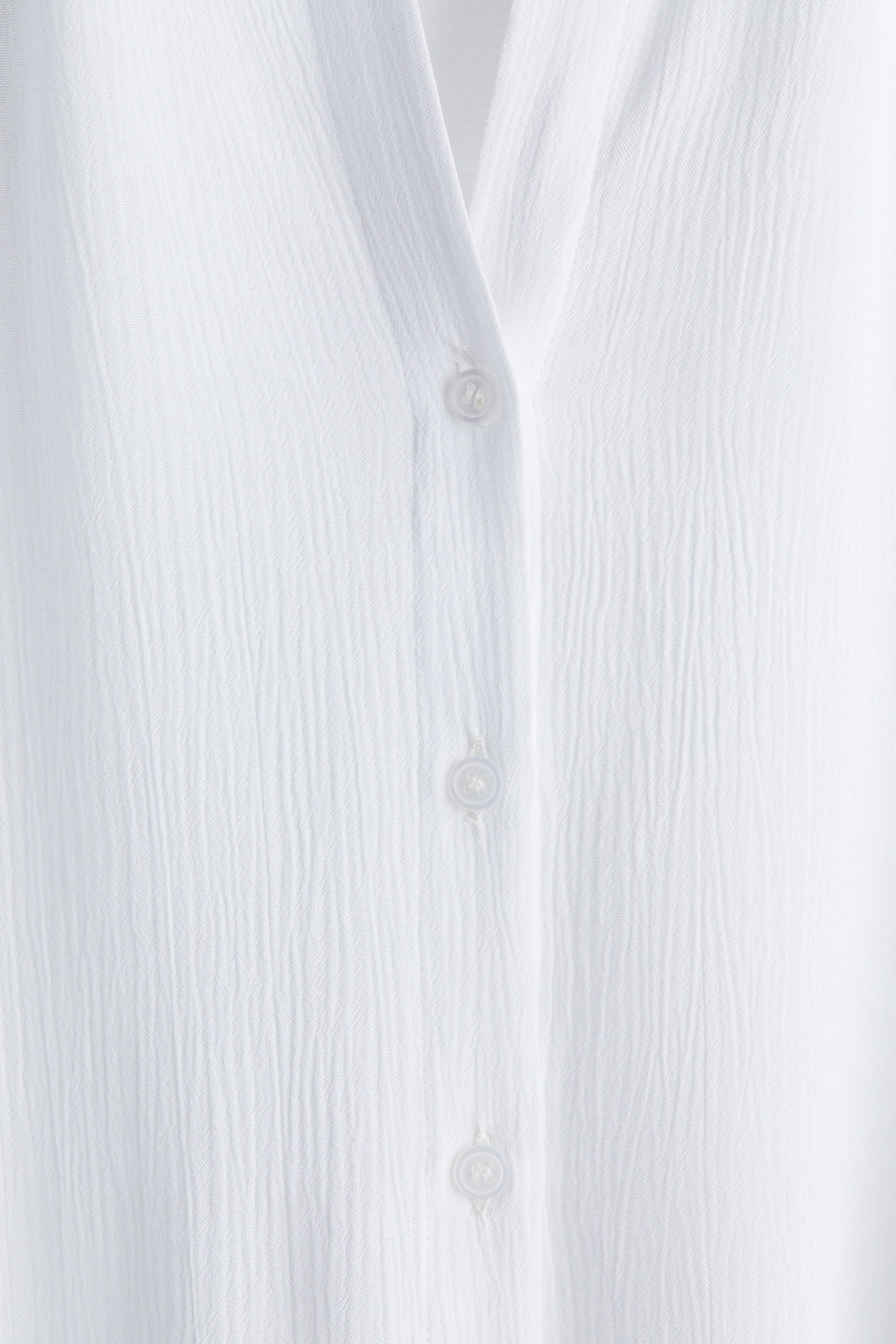 Crinkled viscose shirt