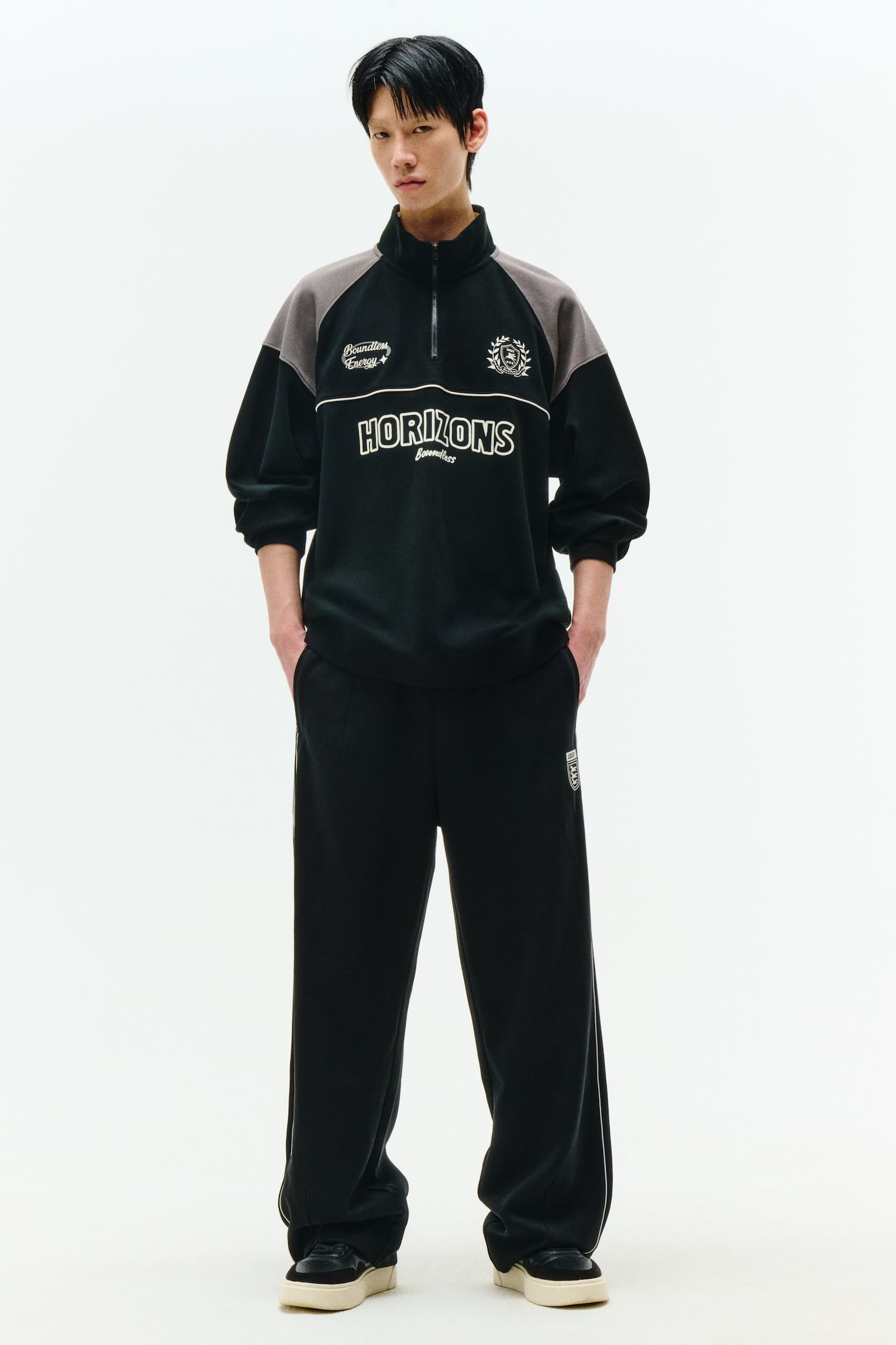 ルーズフィットジョガーパンツ - ブラック／Lucky - 4