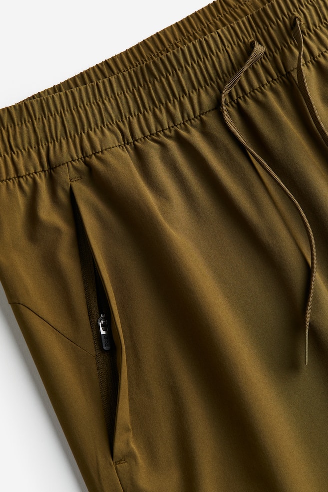 DryMove™ Track pants - Dark khaki green/Black/Dark greige - 6
