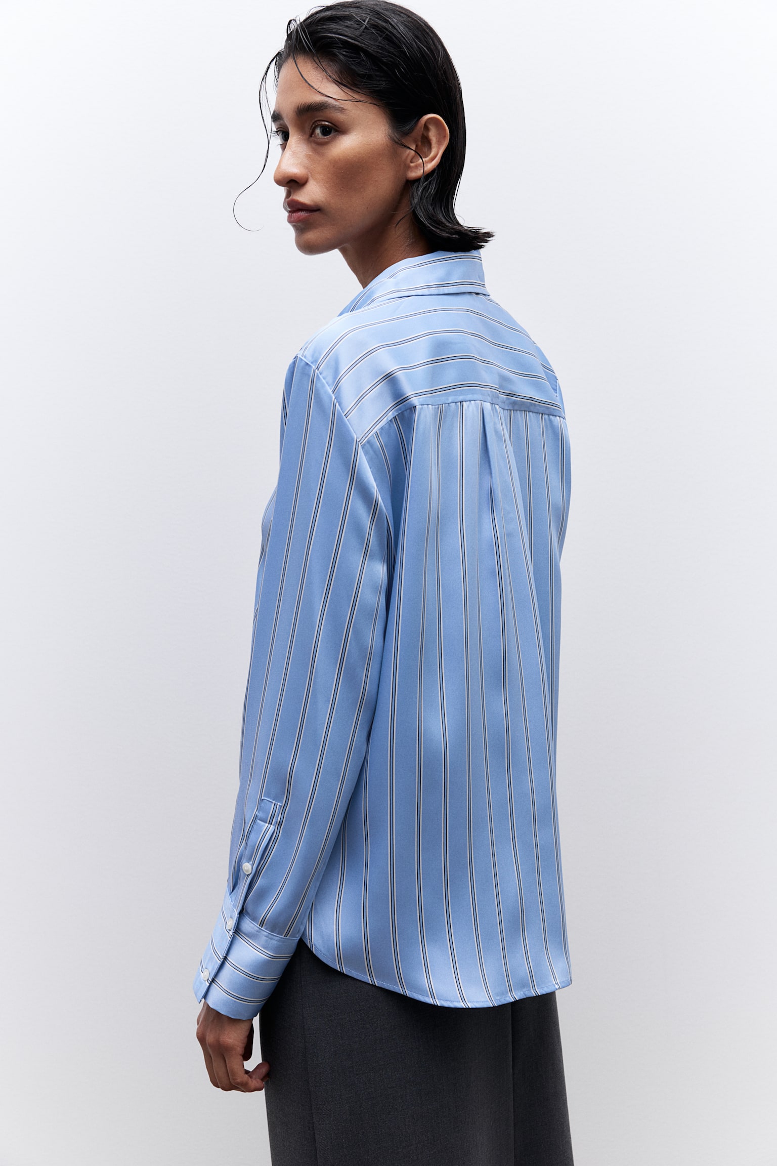 Shirt - Light blue/Striped/Black/Patterned/Dark khaki green/Cream/Black/Blue/Dark blue-grey/Burgundy/Cream/Black striped/Light beige/Black/Spotted/White/Black striped - 6