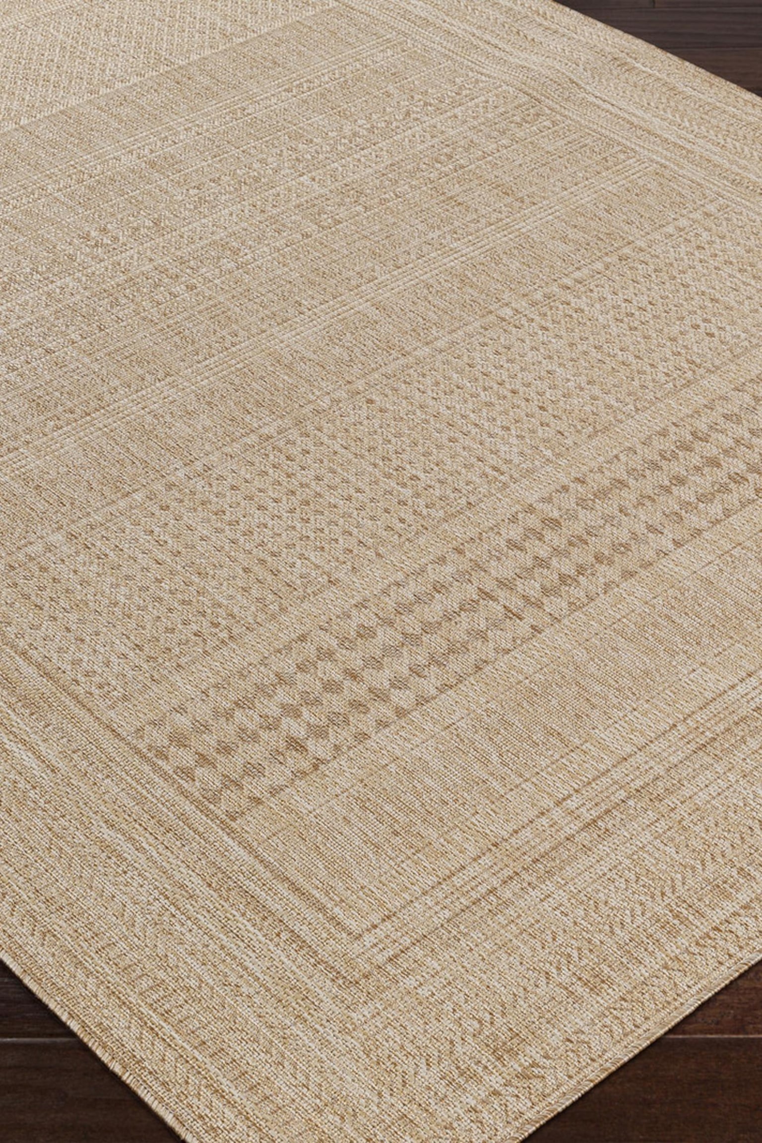 Sierra In- /outdoor Jute-look Area Rug - Beige, Ivory - 6