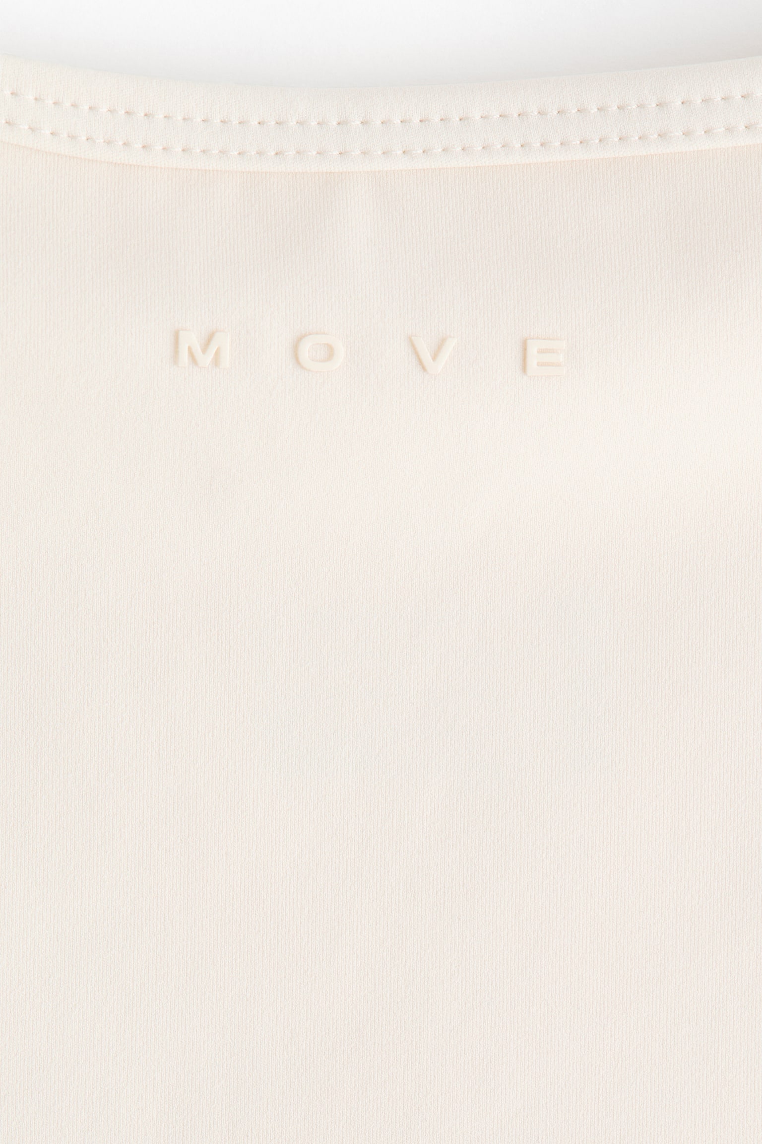 גופיית ספורט SculptMove™‏ - שנהב/ורוד מסטיק/שחור - 2