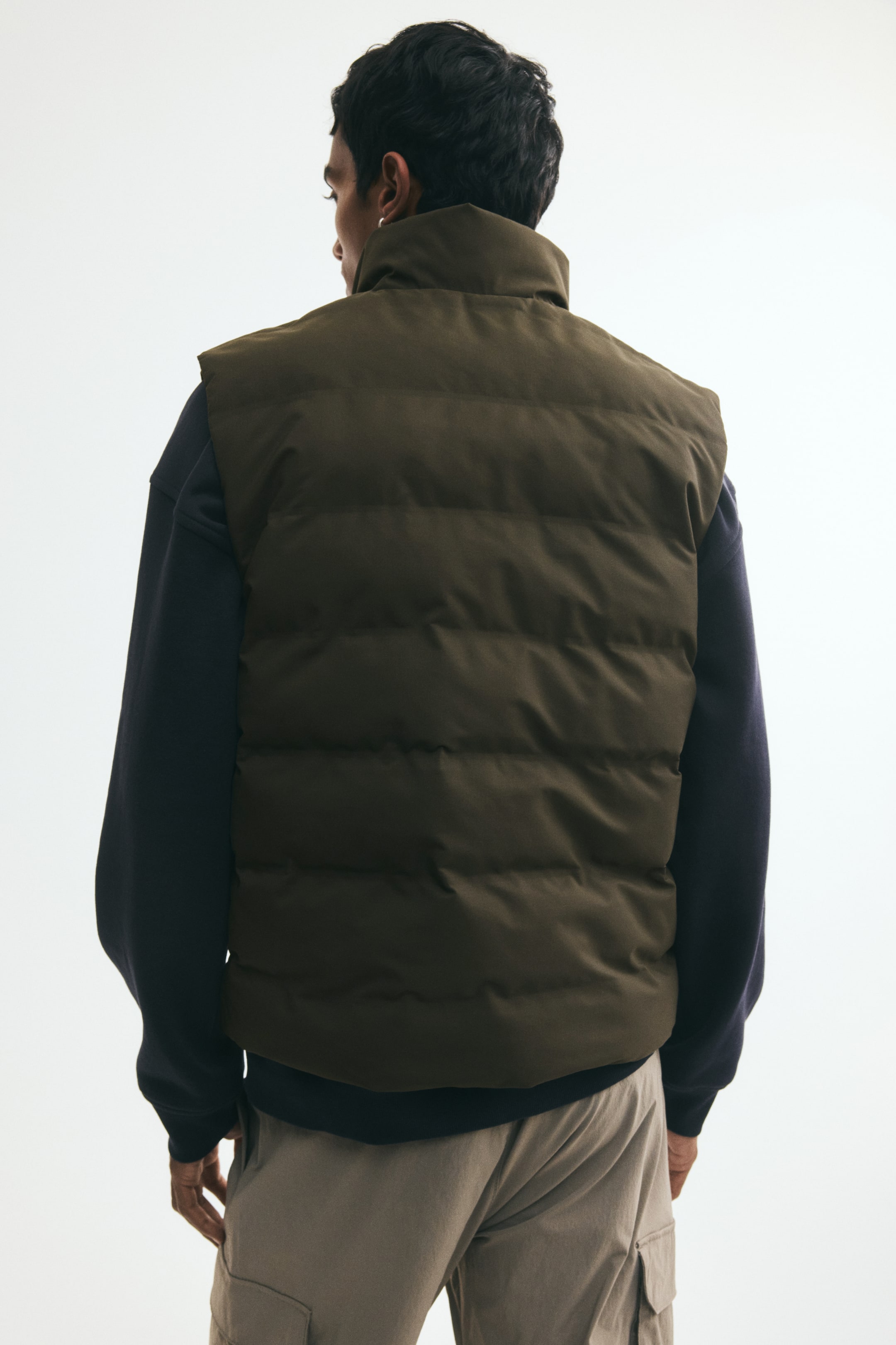 Veste matelassée sans manches coupe-vent hydrofuge