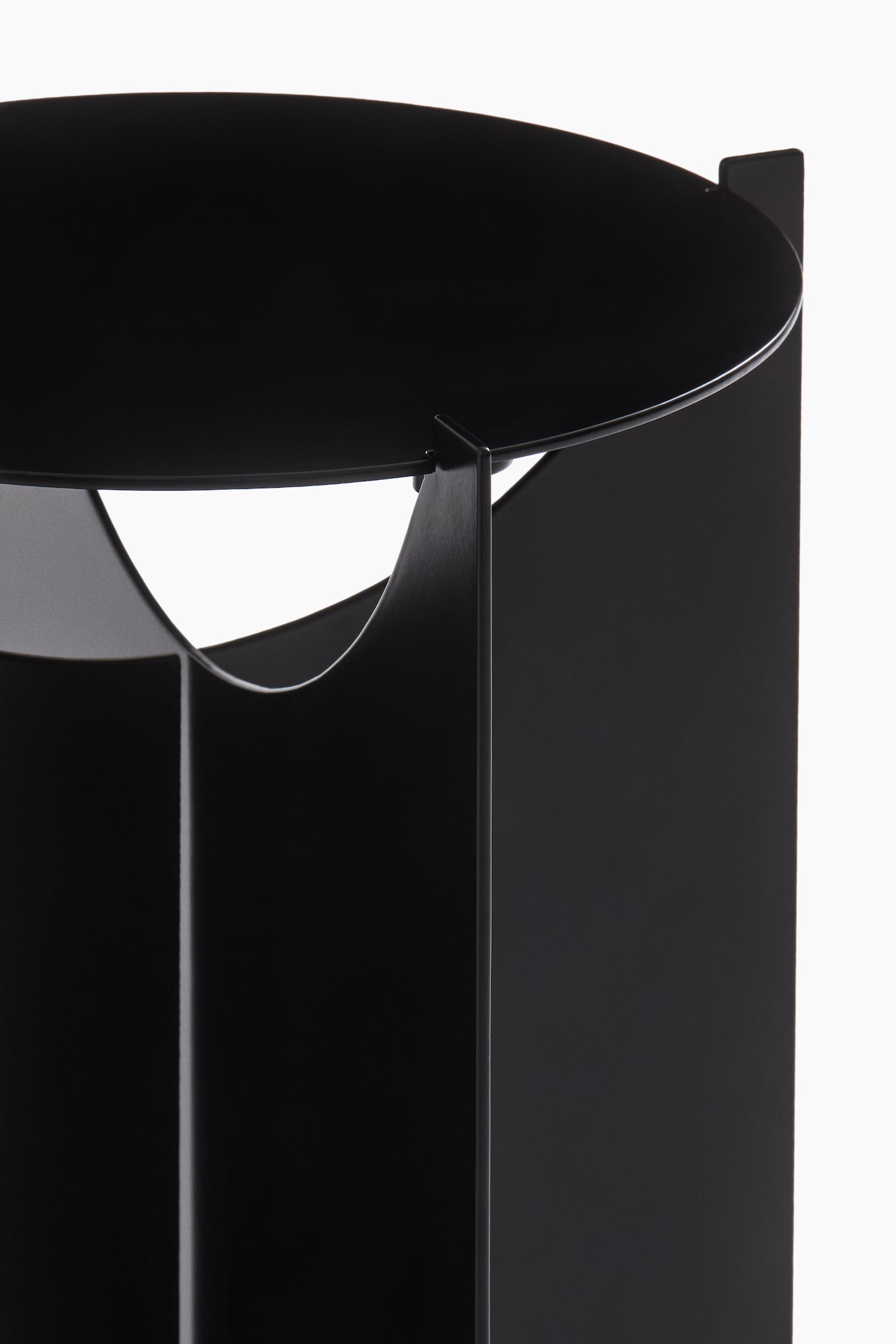 Stainless steel side table - 2