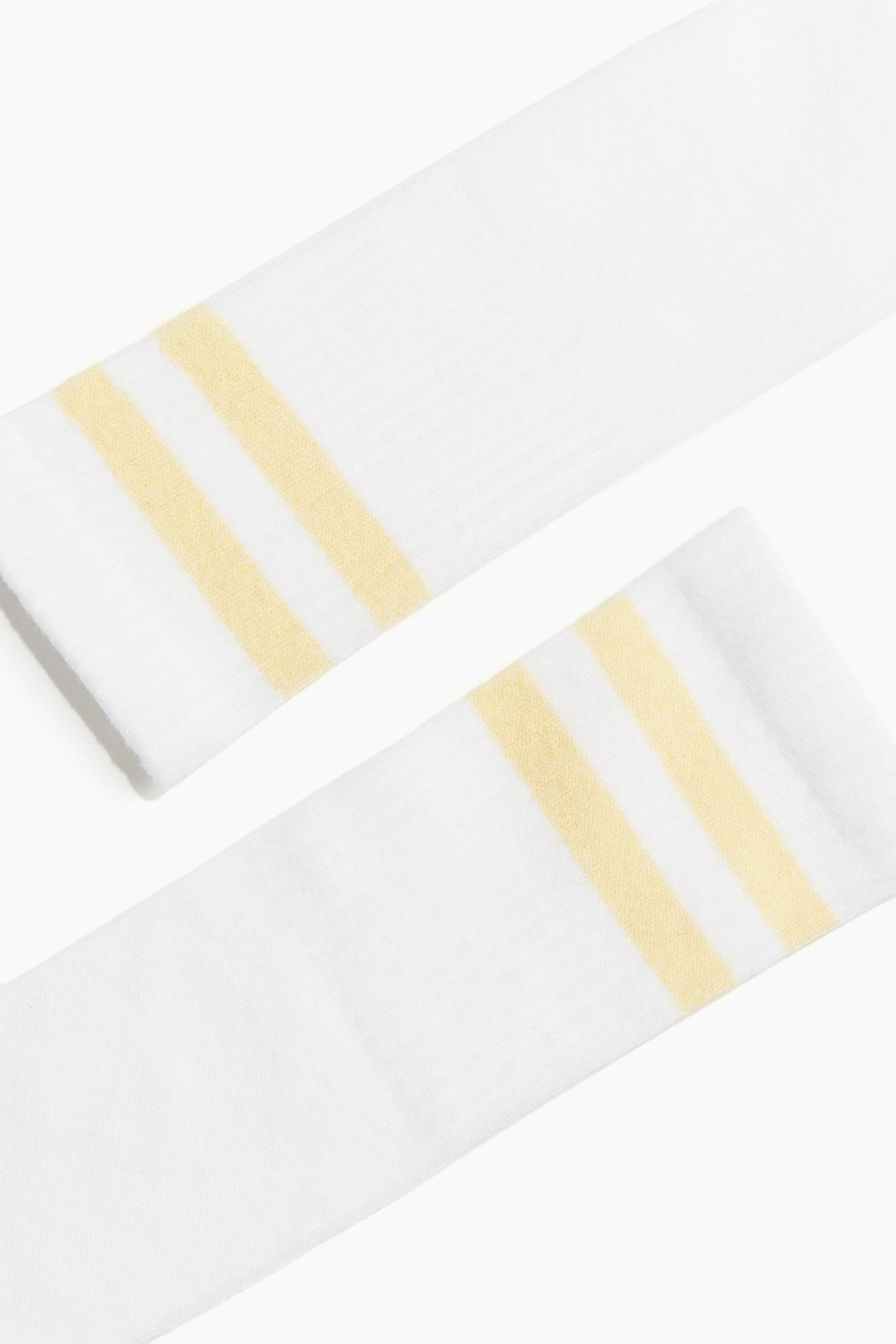 Knee socks - White/Striped - 2