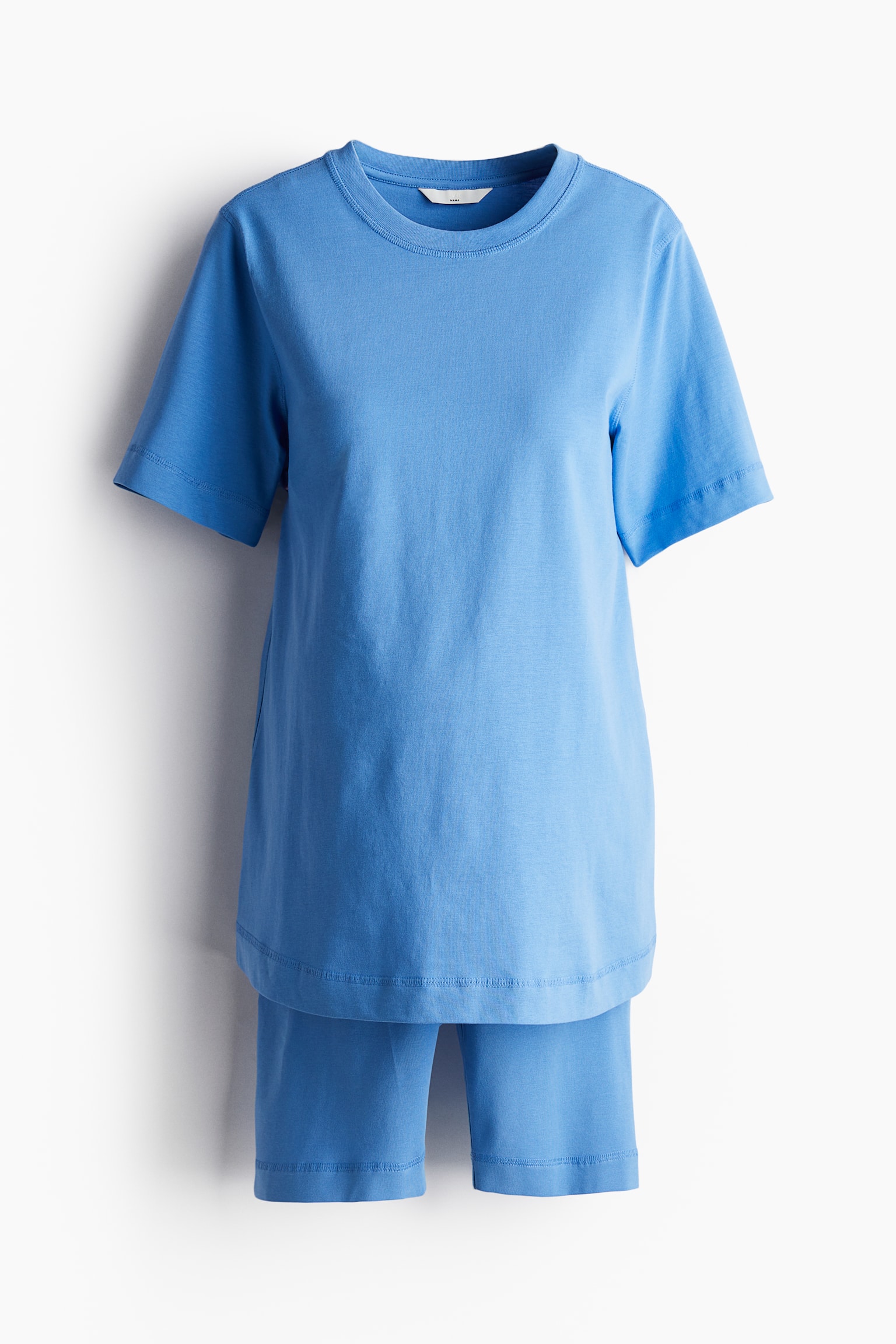 MAMA 2-piece cotton set - Blue/Black - 2