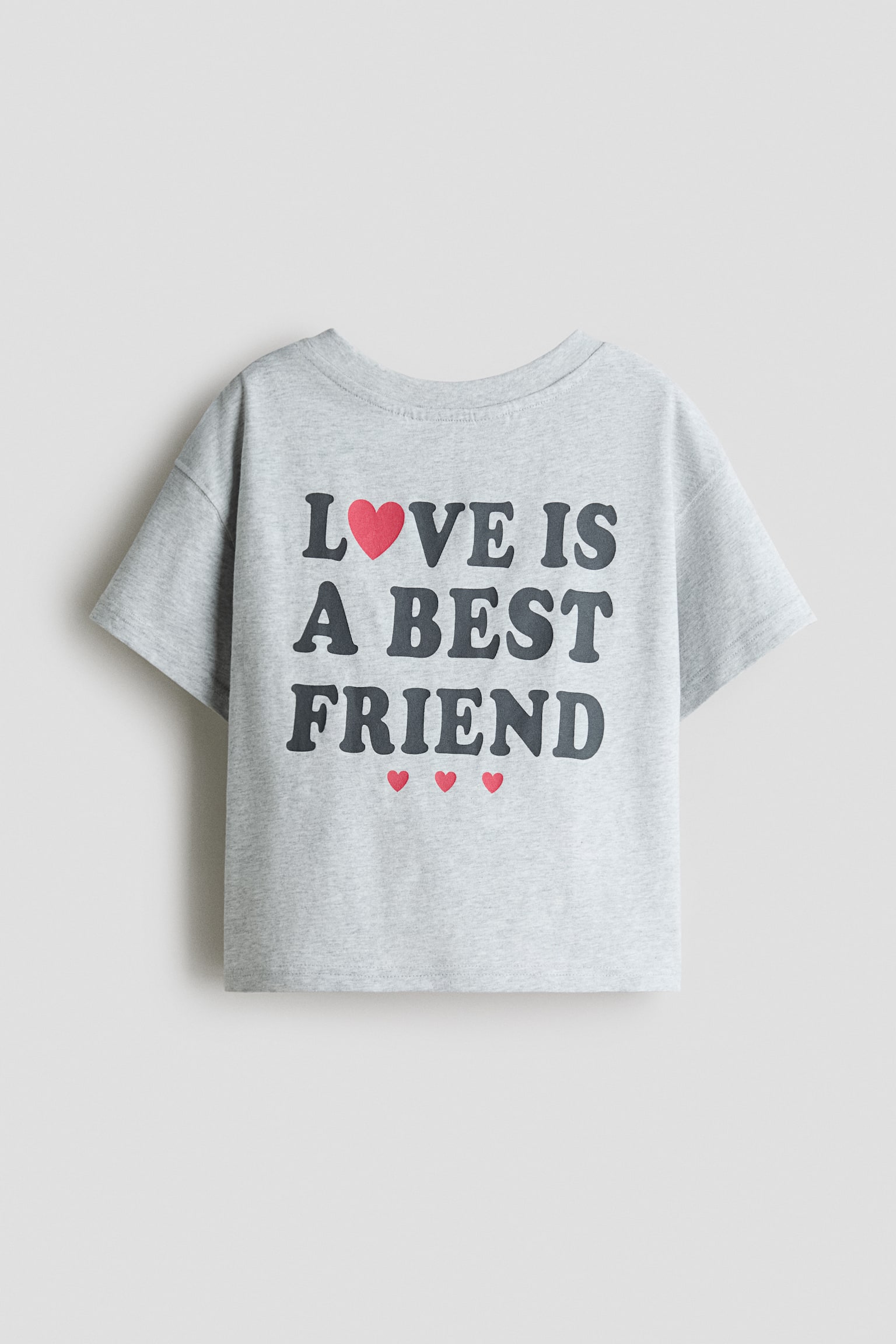 Print-motif cotton T-shirt - Light grey marl/Snoopy/Light pink/Kuromi/White/Lilo & Stitch - 2