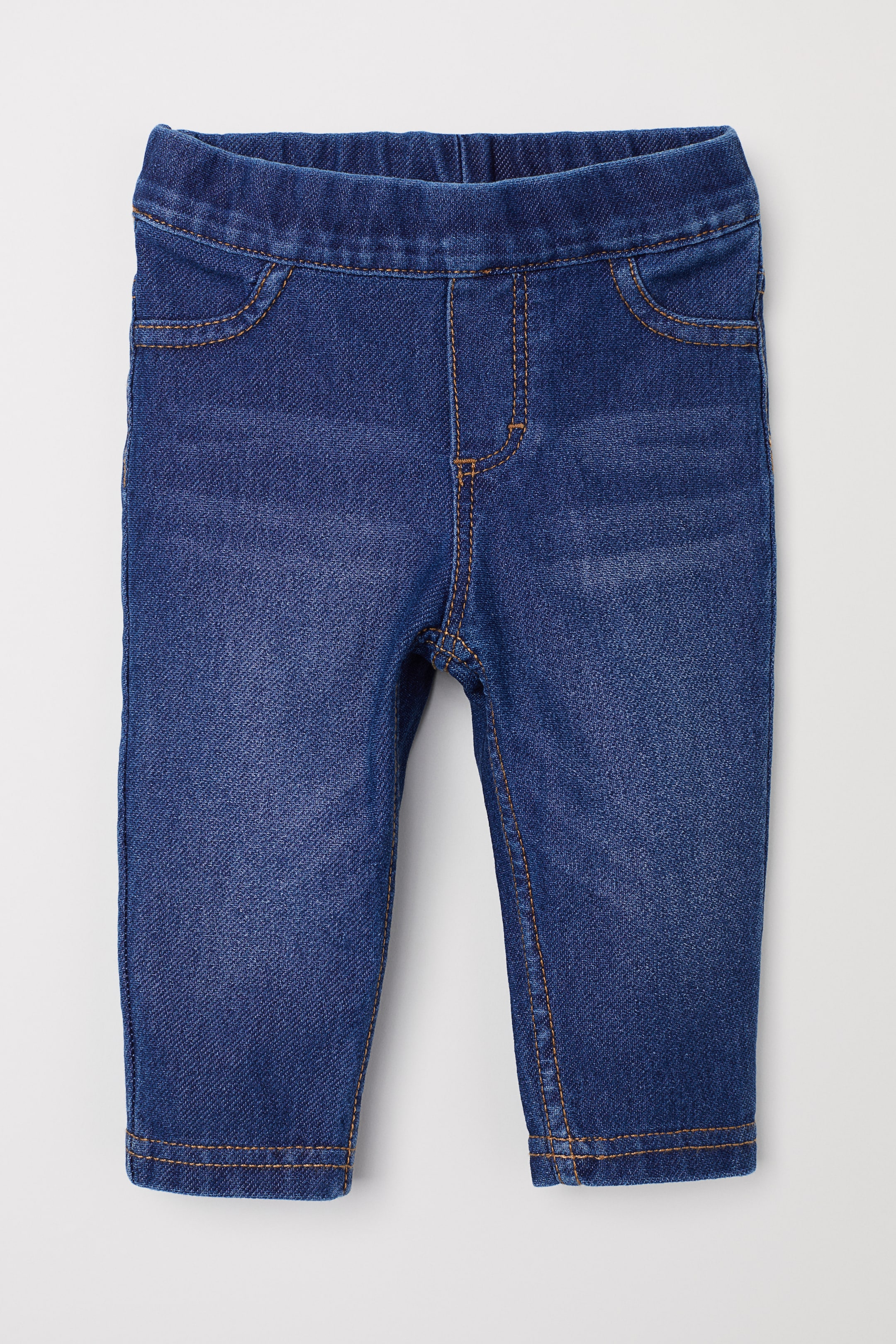 Grotere afbeelding bekijken: Denim legging - Donker denimblauw - KINDEREN | H&M NL 1