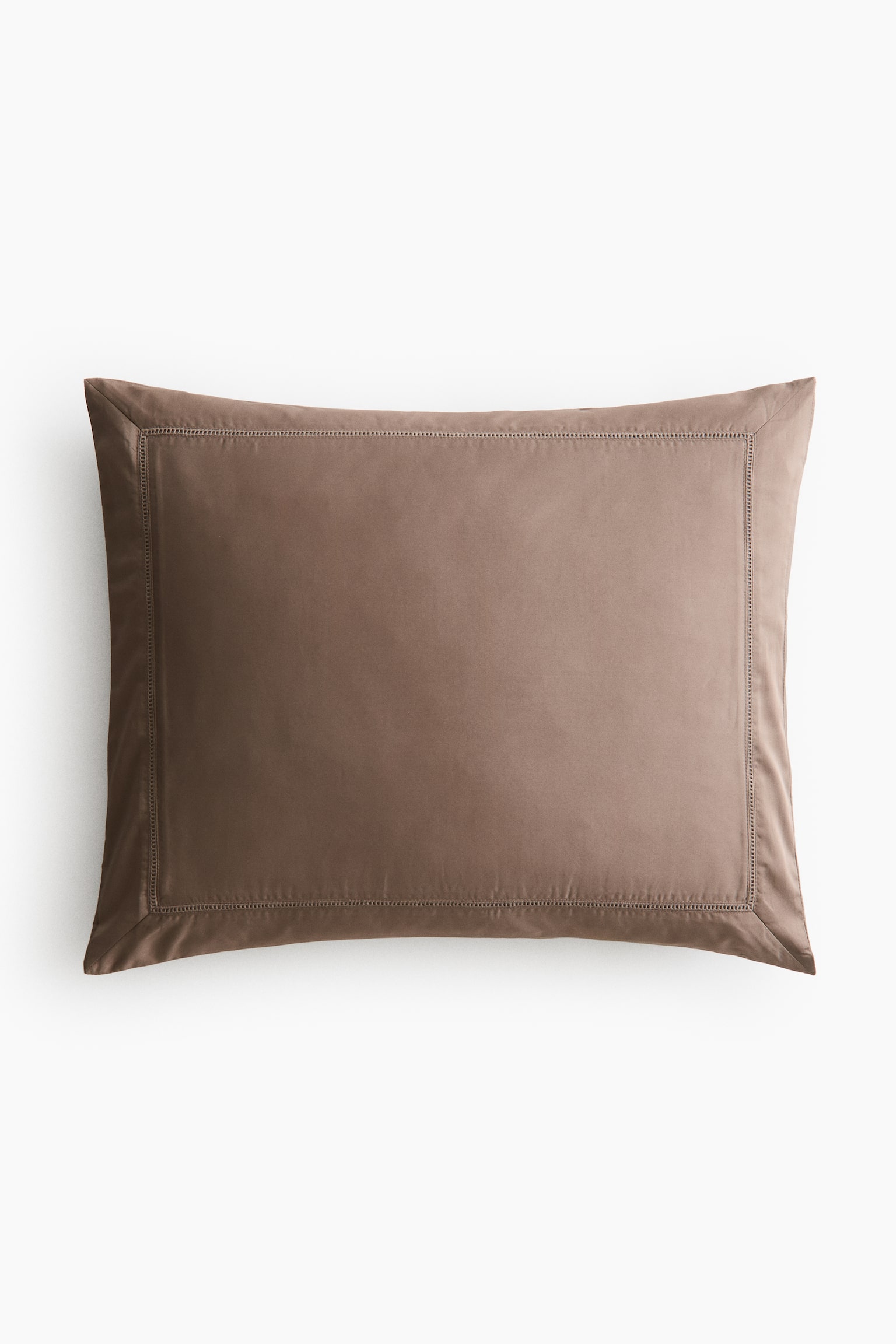 Egyptian cotton pillowcase - Mole/Dark brown/White/Light beige - 1