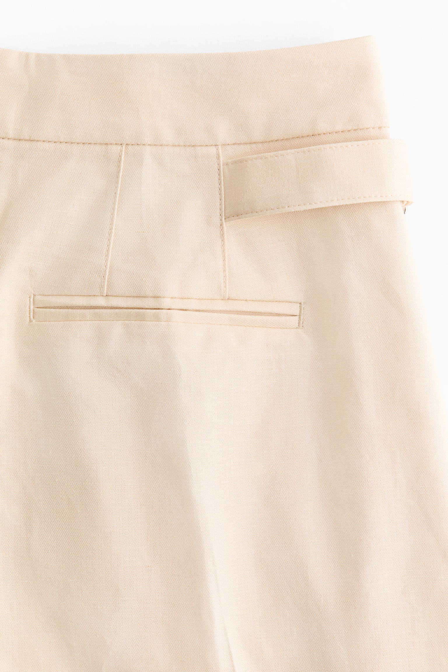 Shorts aus Leinengemisch - Cremefarben - 4