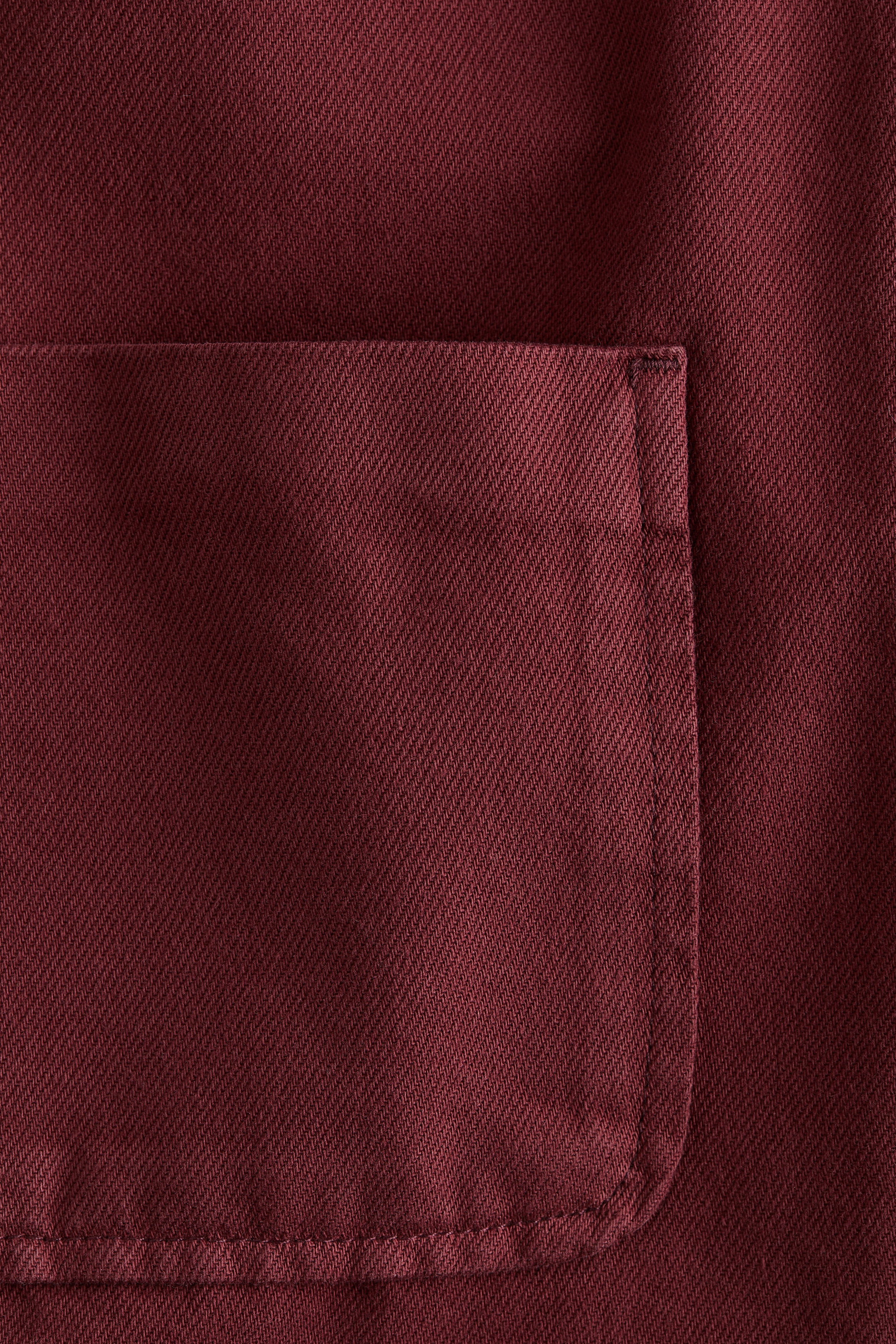 Collared twill jacket