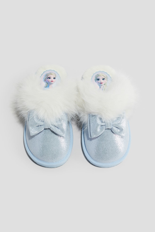 Chaussons scintillants - Bleu clair/La Reine des neiges/Rose clair/Hello Kitty - 1