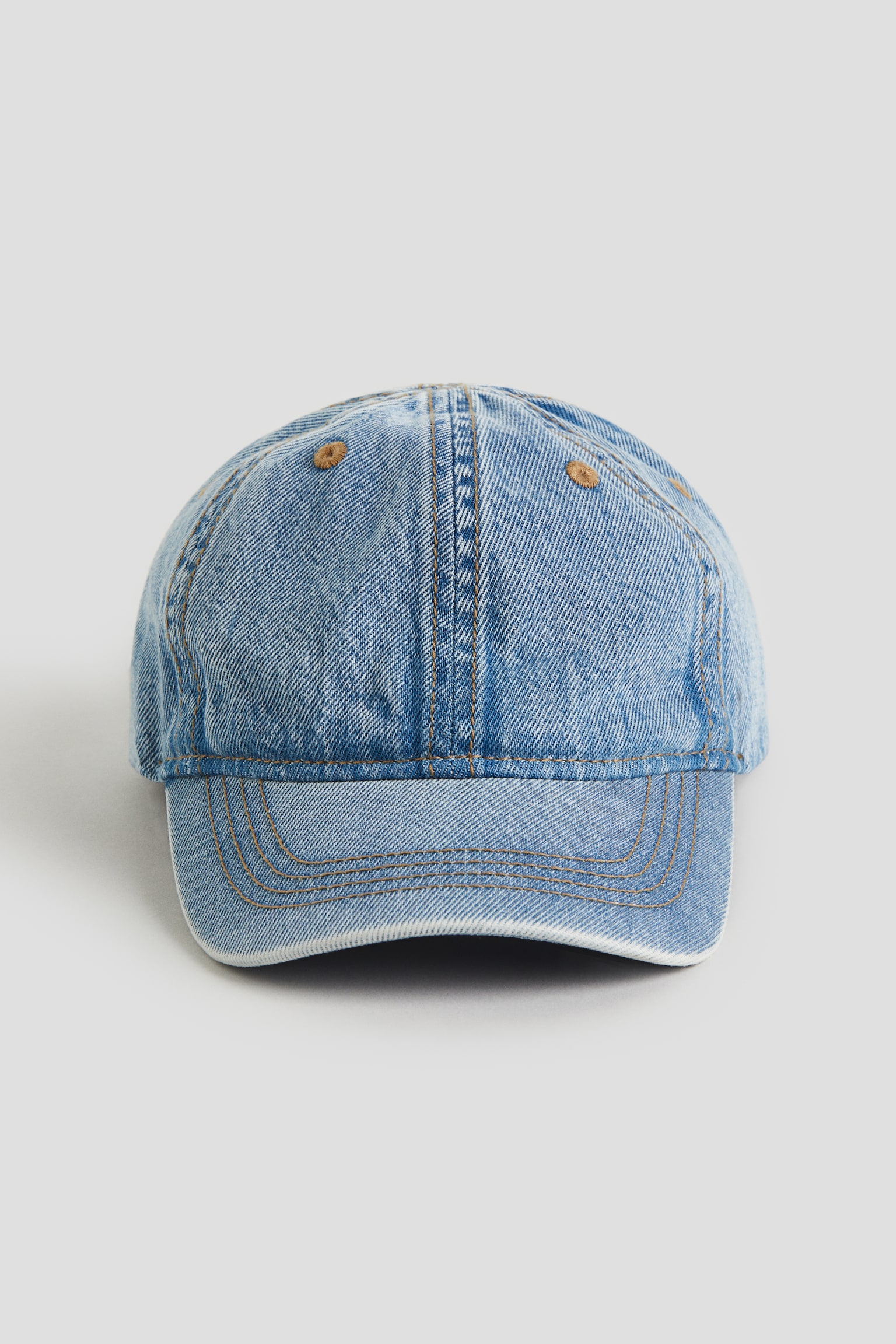 Cap - Denim blue/Denim grey/Light brown - 1