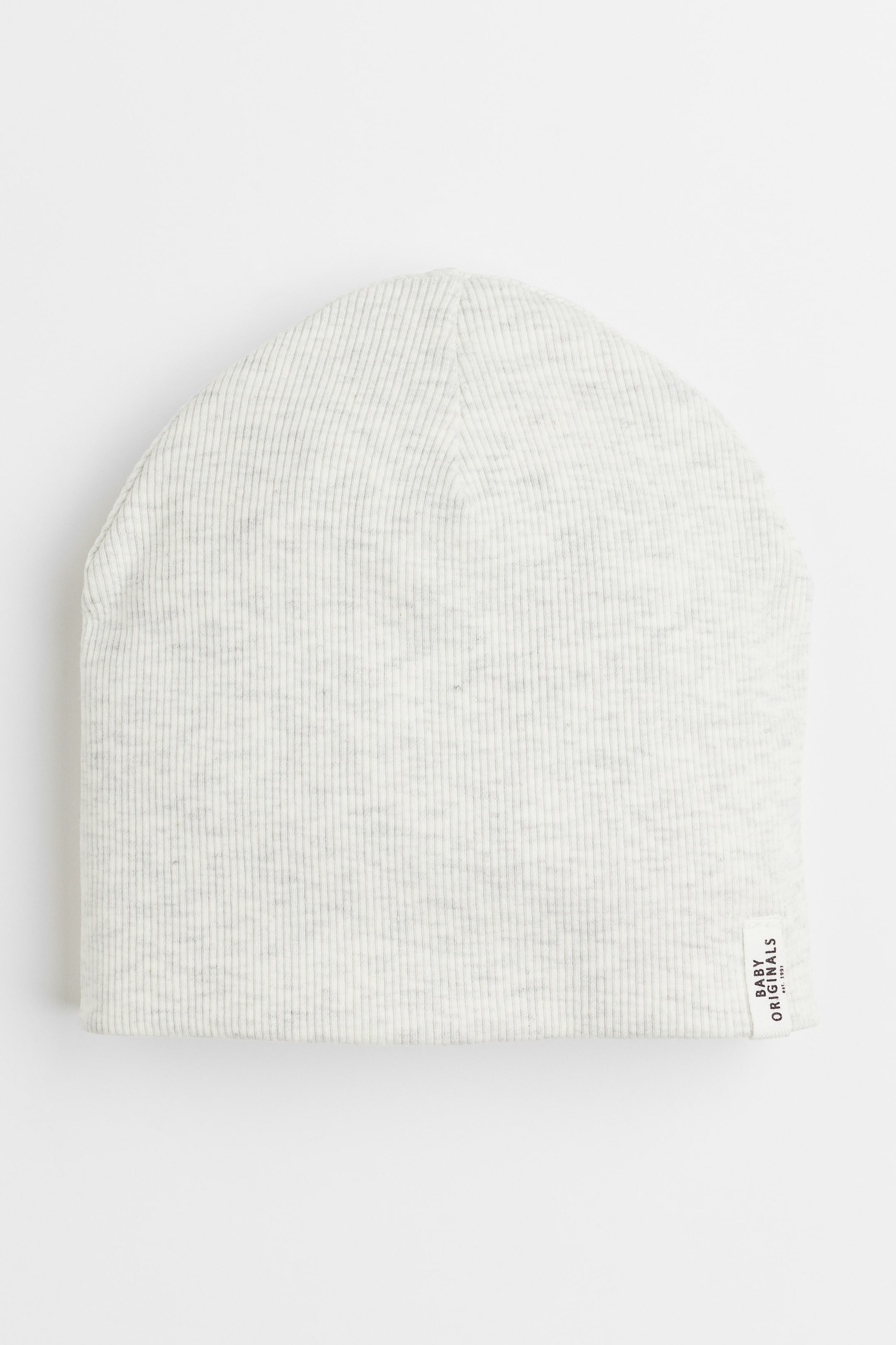 View larger image: Ribbed jersey hat - Cream marl - Kids | H&M 1
