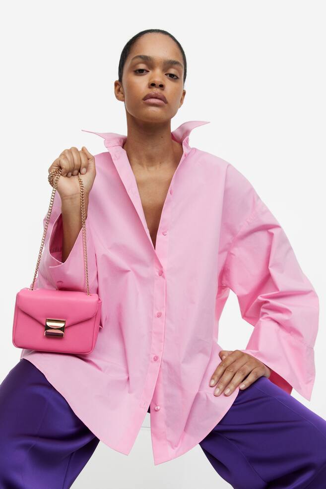 Small shoulder bag - Pink/Beige/White - 1
