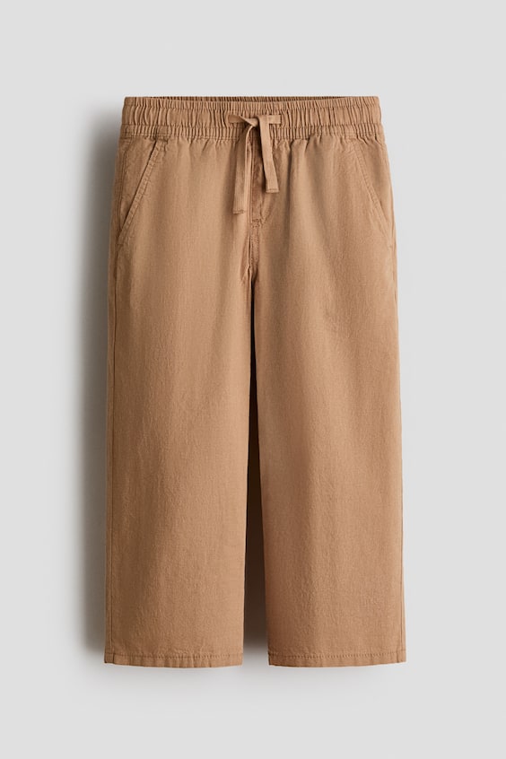Детские брюки H&M Linen-Blend Joggers