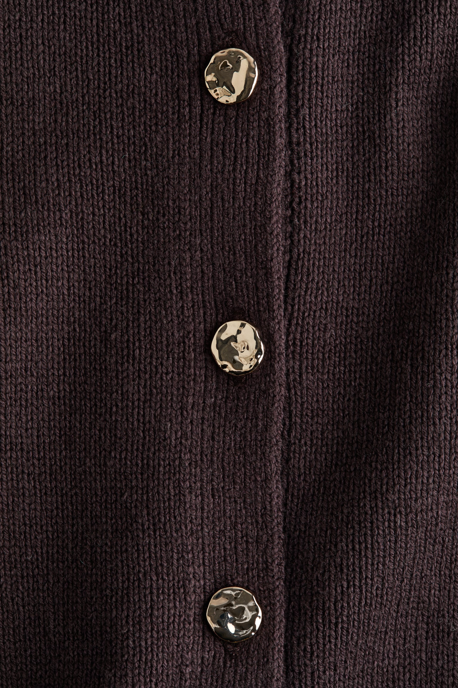 Short-sleeved cardigan - Dark brown/White/Light yellow - 5