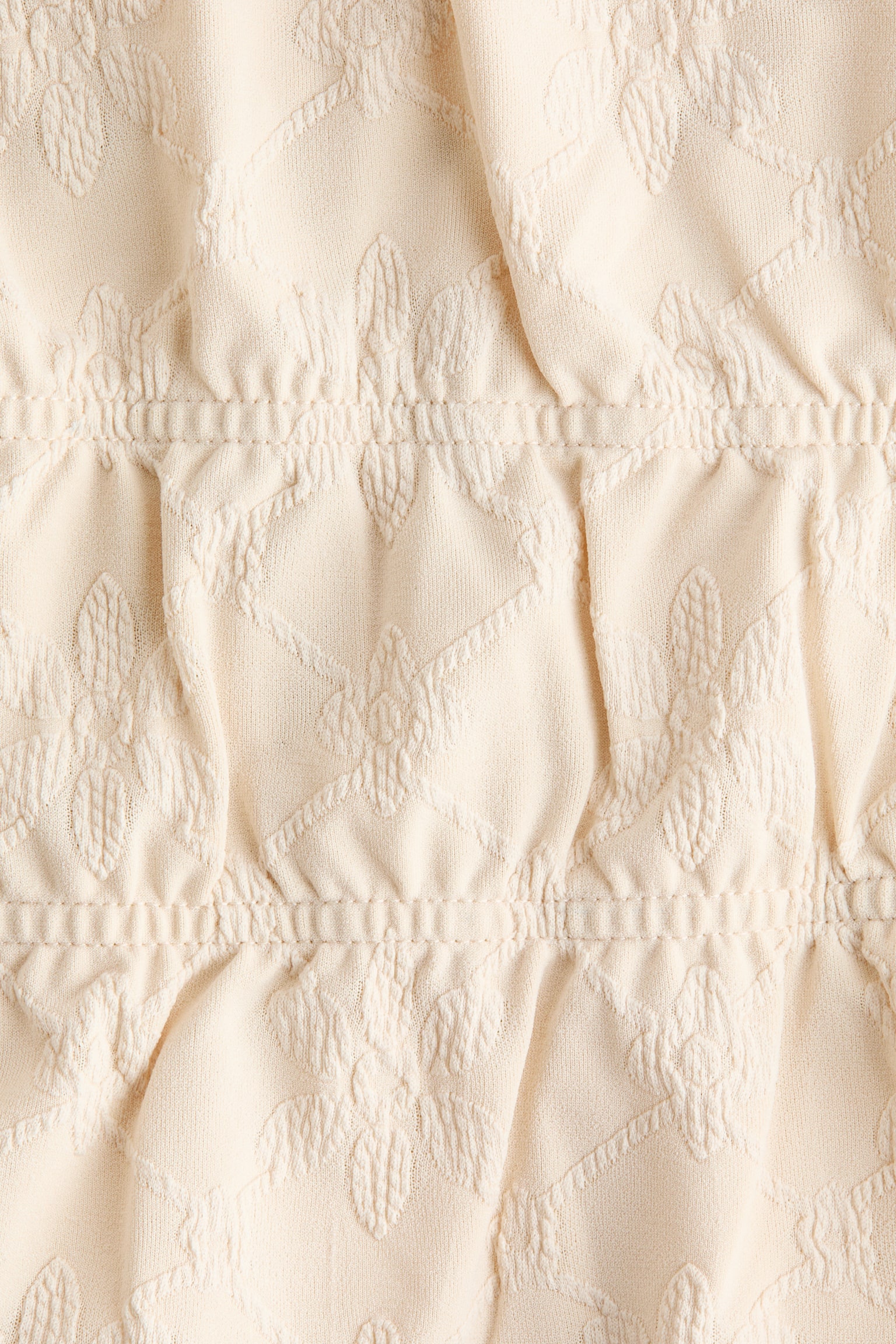 Tie-front top - Light beige/Light blue/Plum red - 2