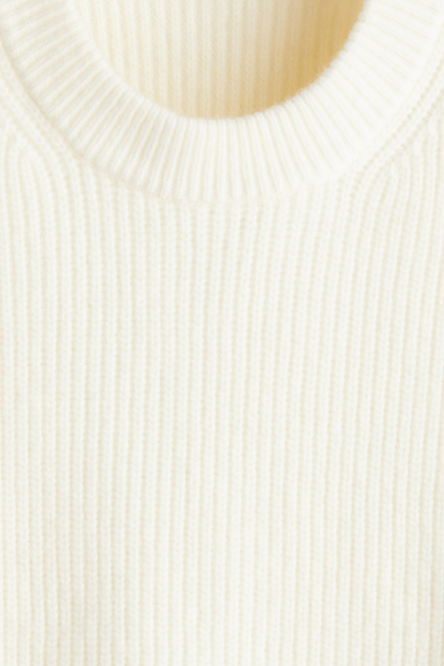 Gerippter Pullover in Loose Fit - Weiß/Marineblau/Dunkelgrün - 4