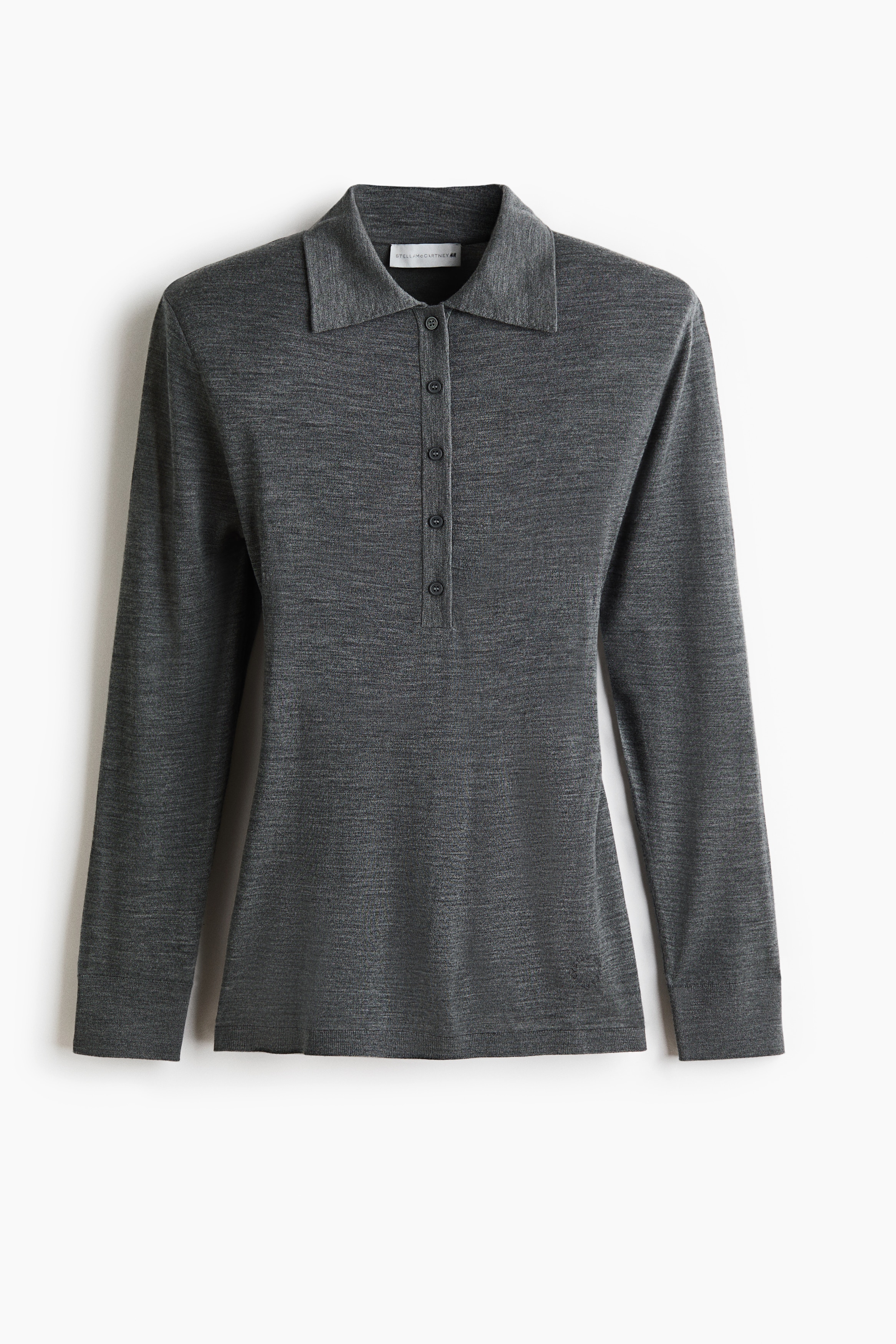 Merinoswollen poloshirt