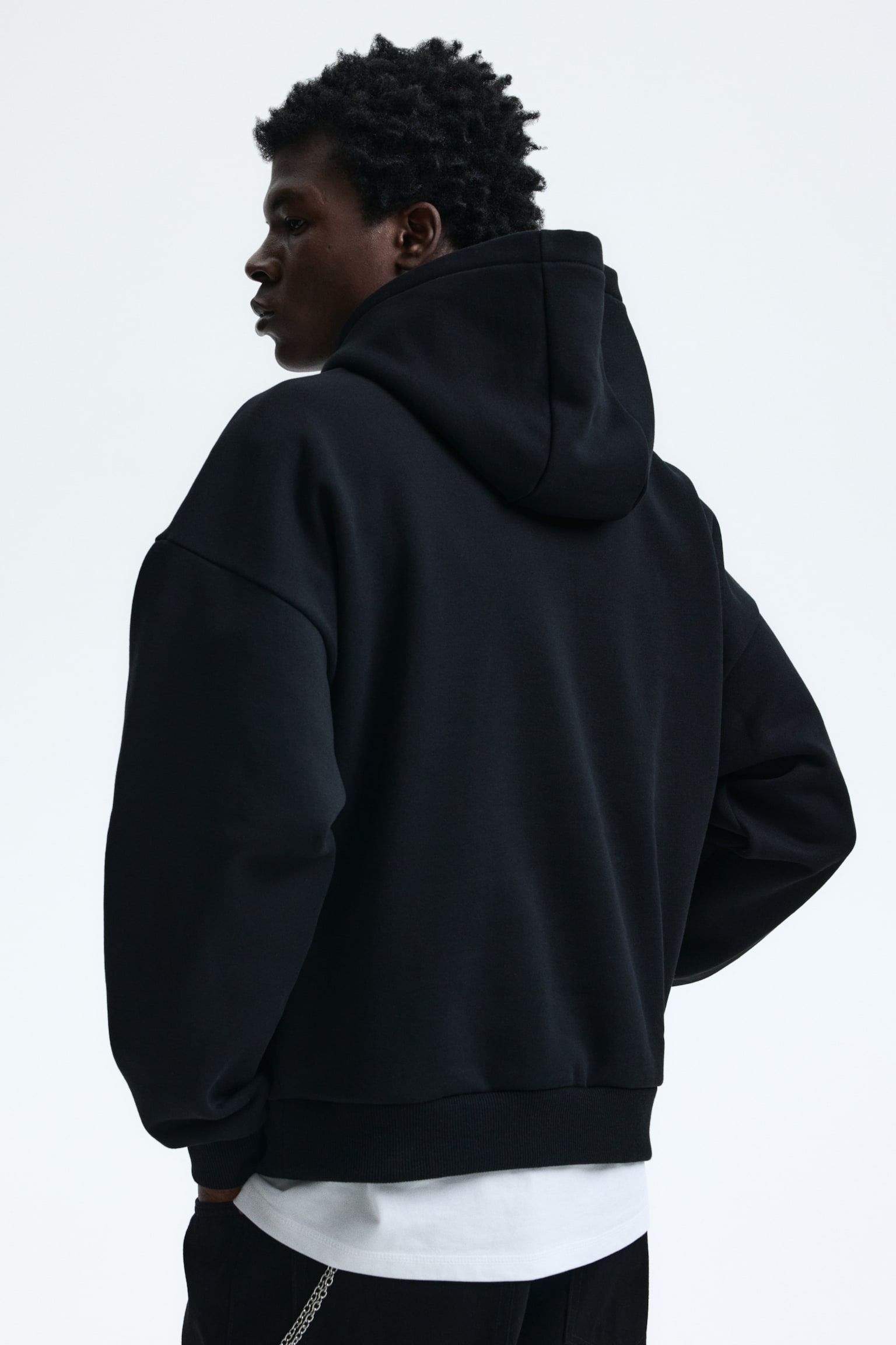 Loose Fit Hoodie - Black/Euphoria/Grey marl/Euphoria - 5