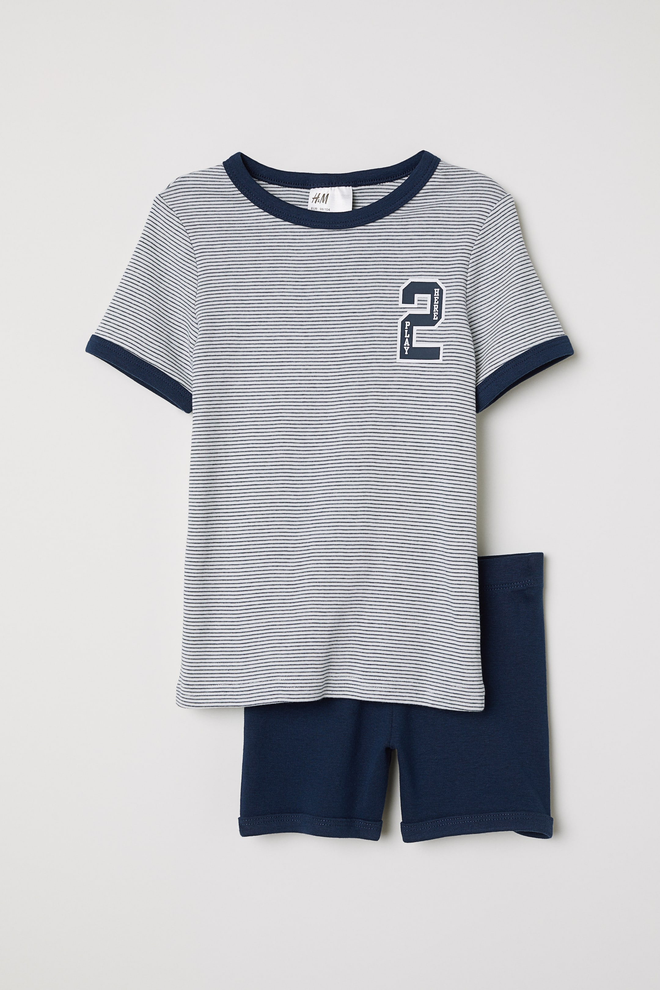 Größeres Bild ansehen: Jerseypyjama - Dunkelblau - Kids | H&M DE 1