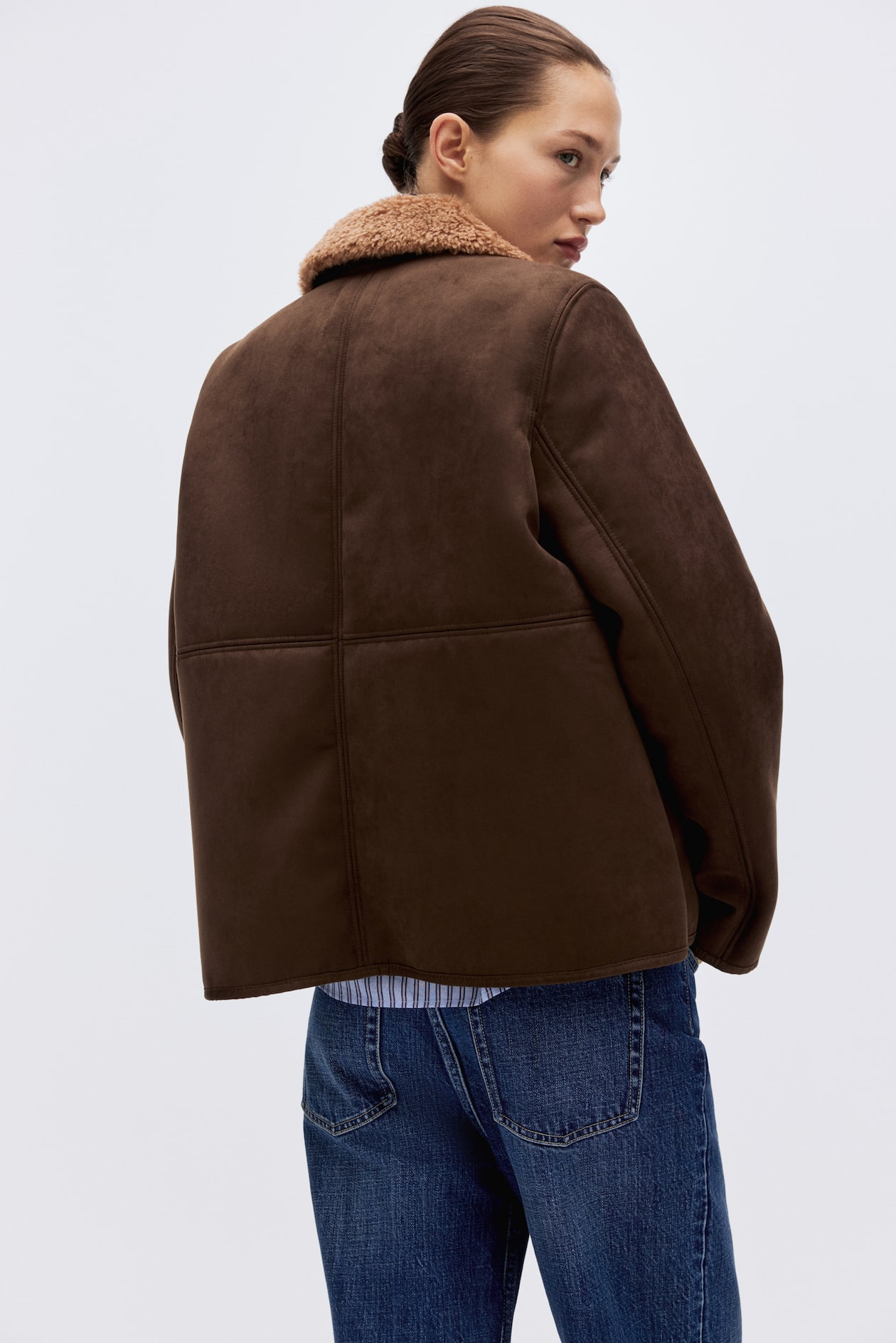 Jacket with Teddy Fleece Collar - image 2