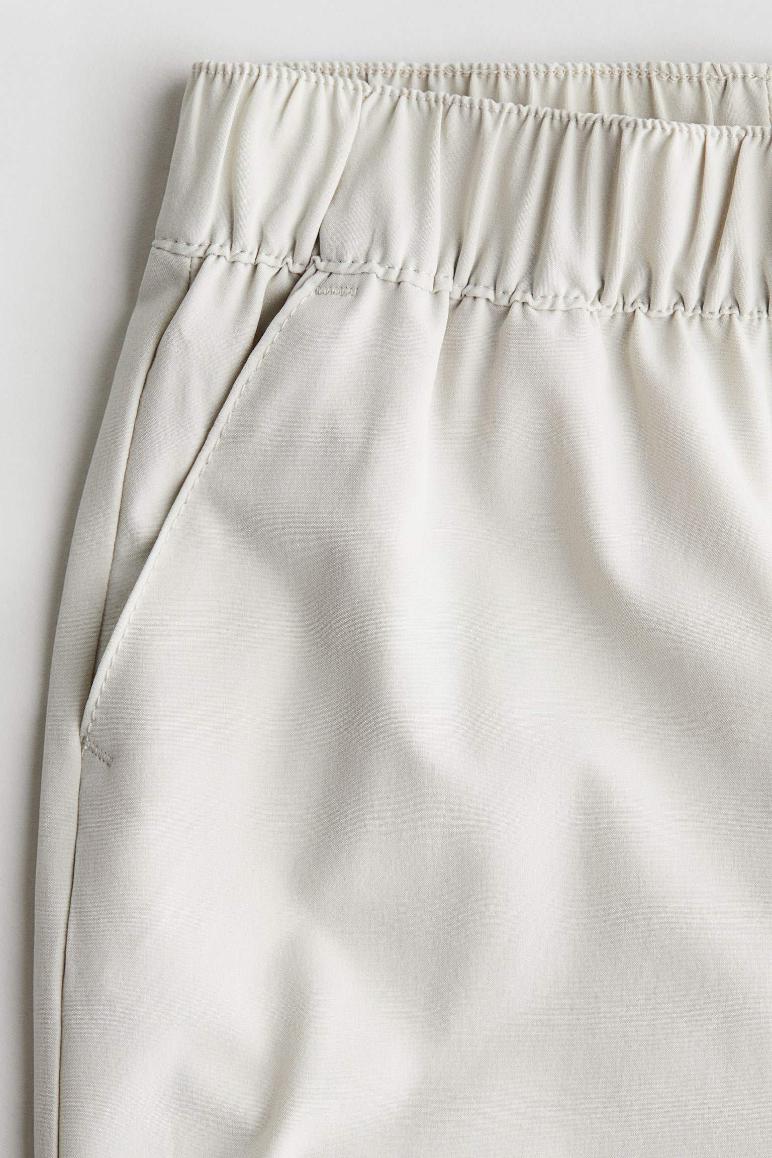 Quần dài cạp chun - Màu be hồng nhạt/Màu đen - 6