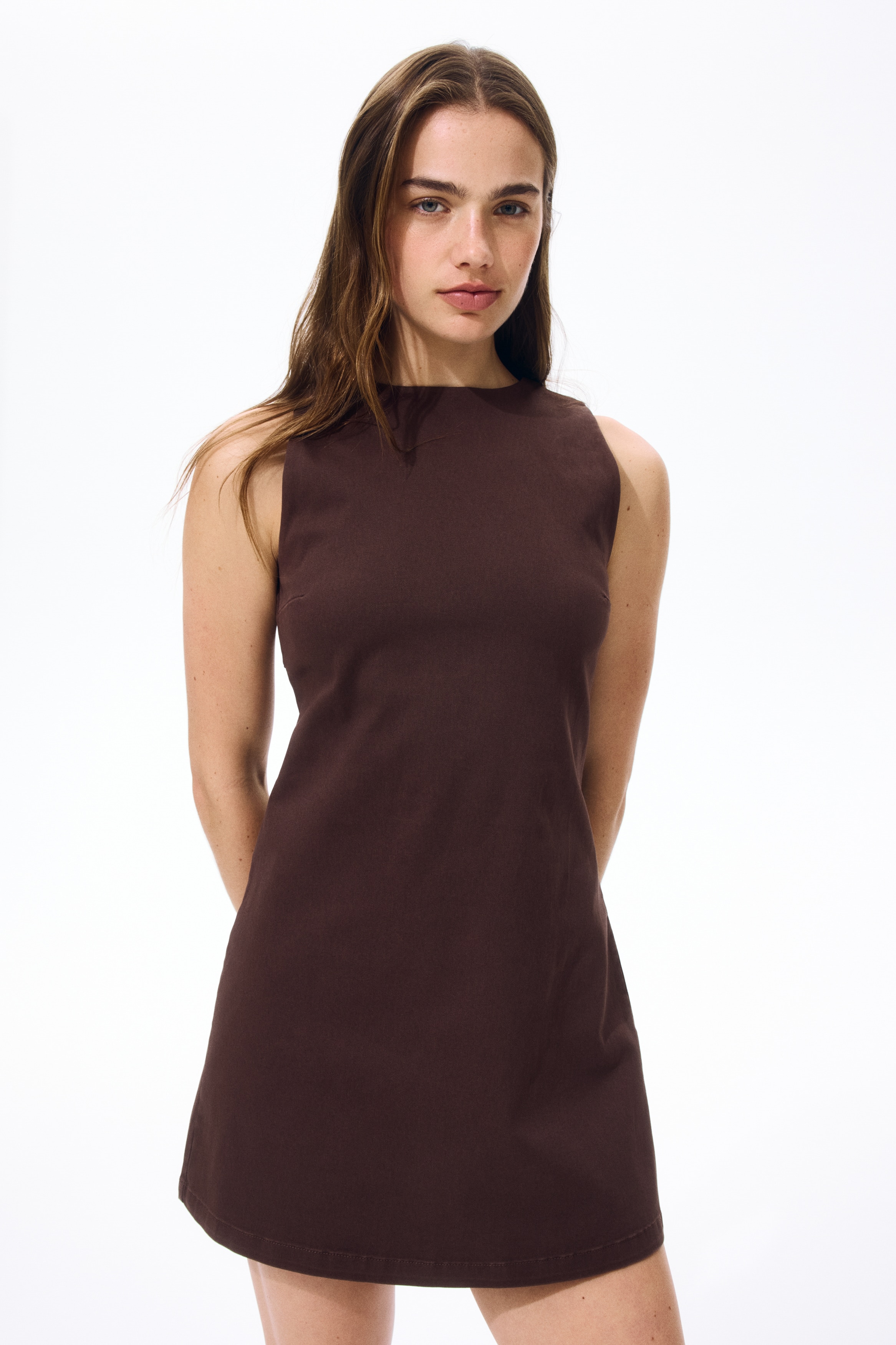 midi dress with square neck Square Neck Midi Dress main image 0