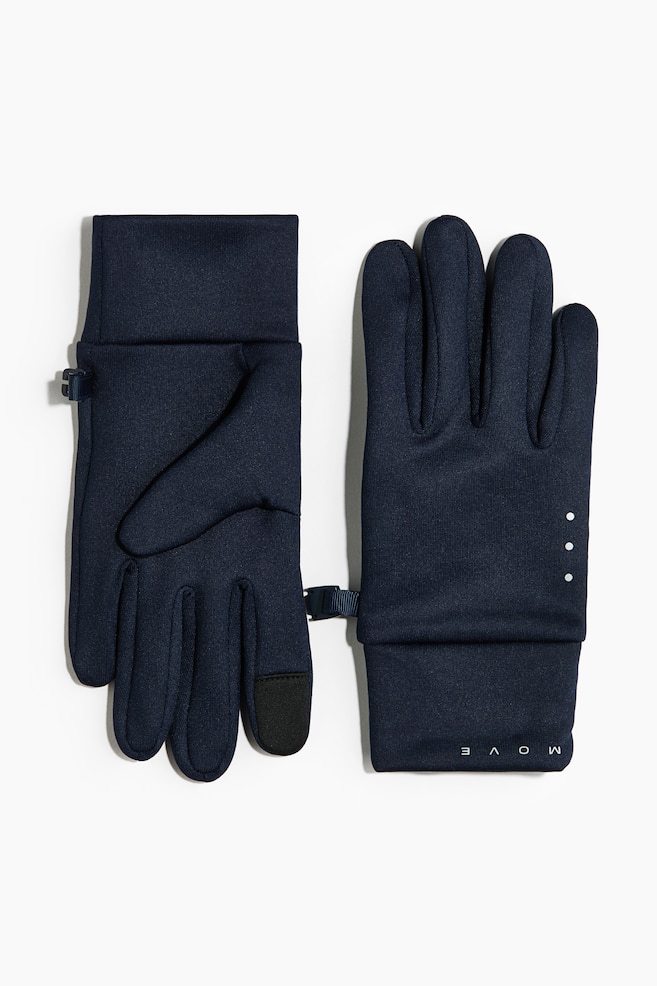Running Gloves - Navy blue - 1
