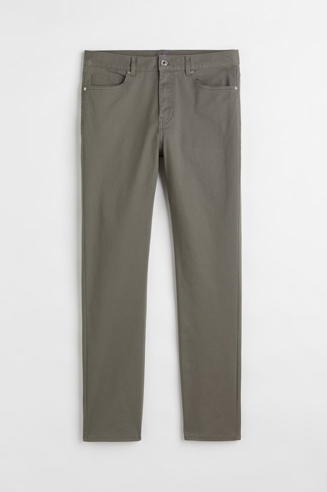 Slim Fit Cotton twill trousers - Khaki green/Black/Navy blue/Dark grey/dc/dc - 2