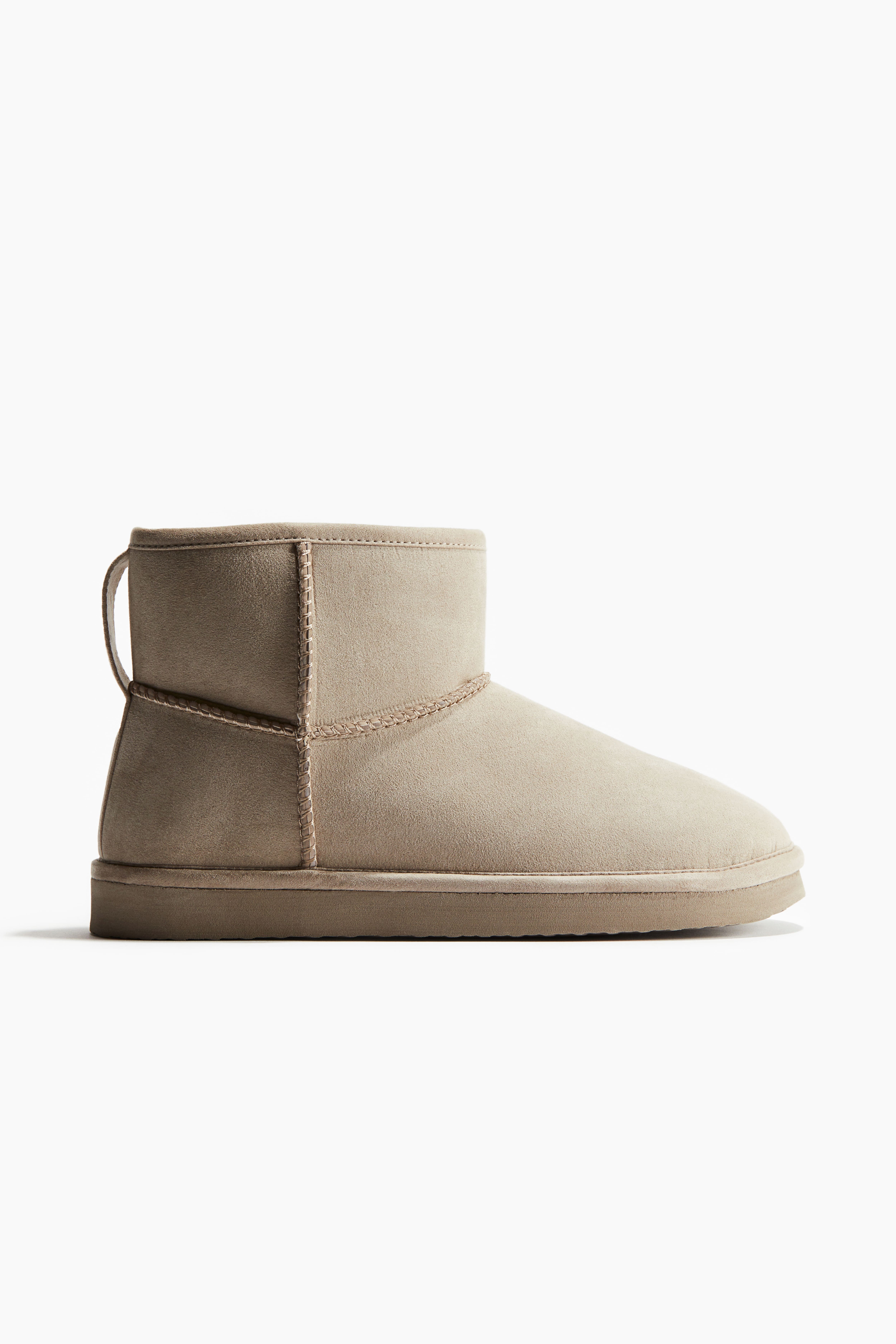 H and m fur lined boots best sale