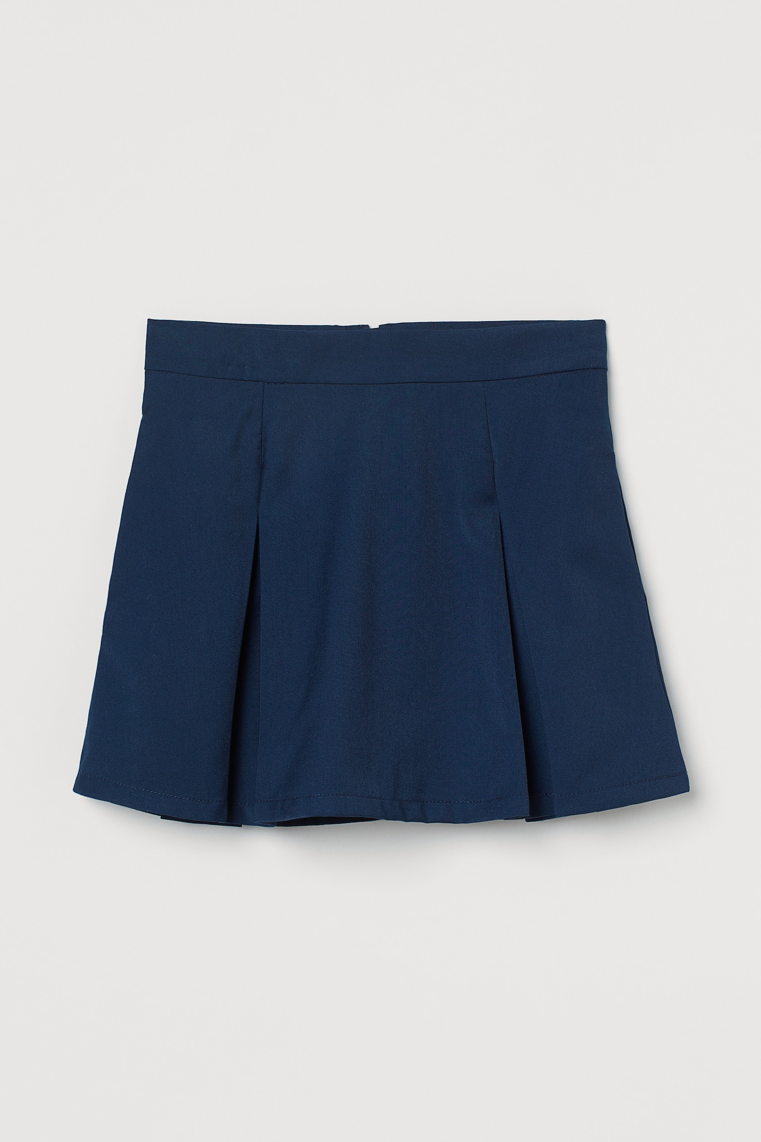 Flared skirt - Navy blue/Dark grey - 1