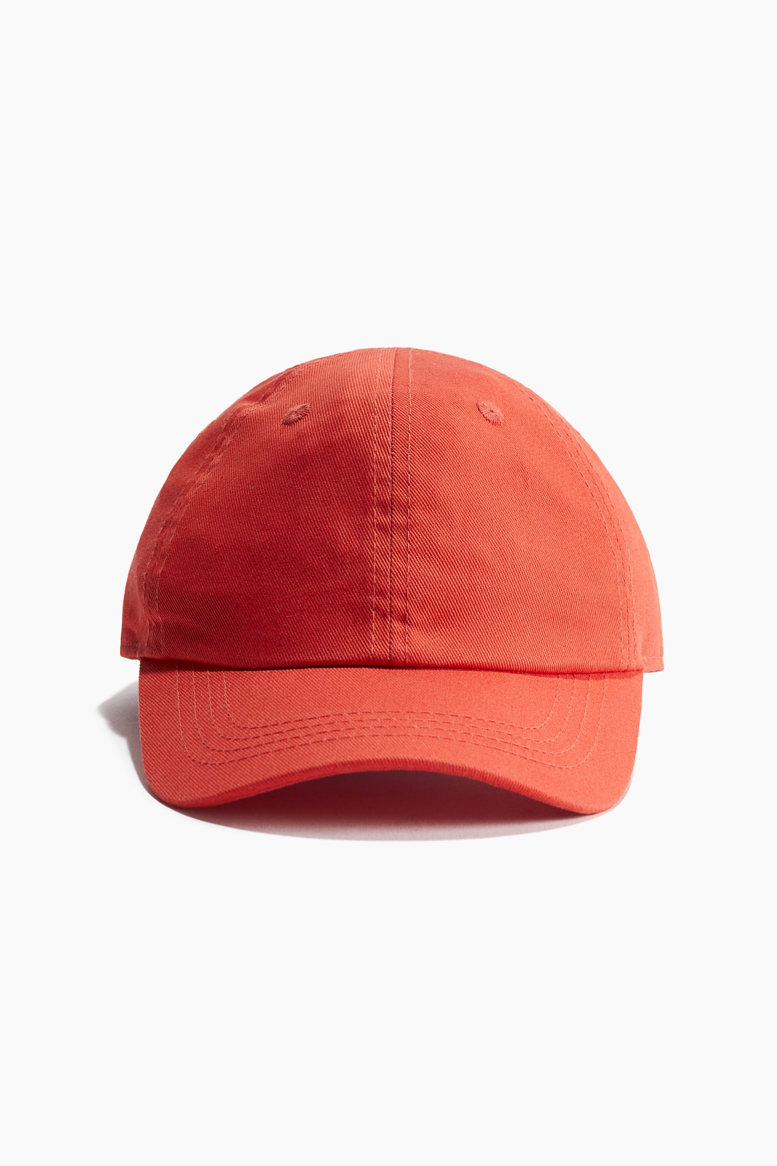 Twill cap - Red/Navy blue - 1