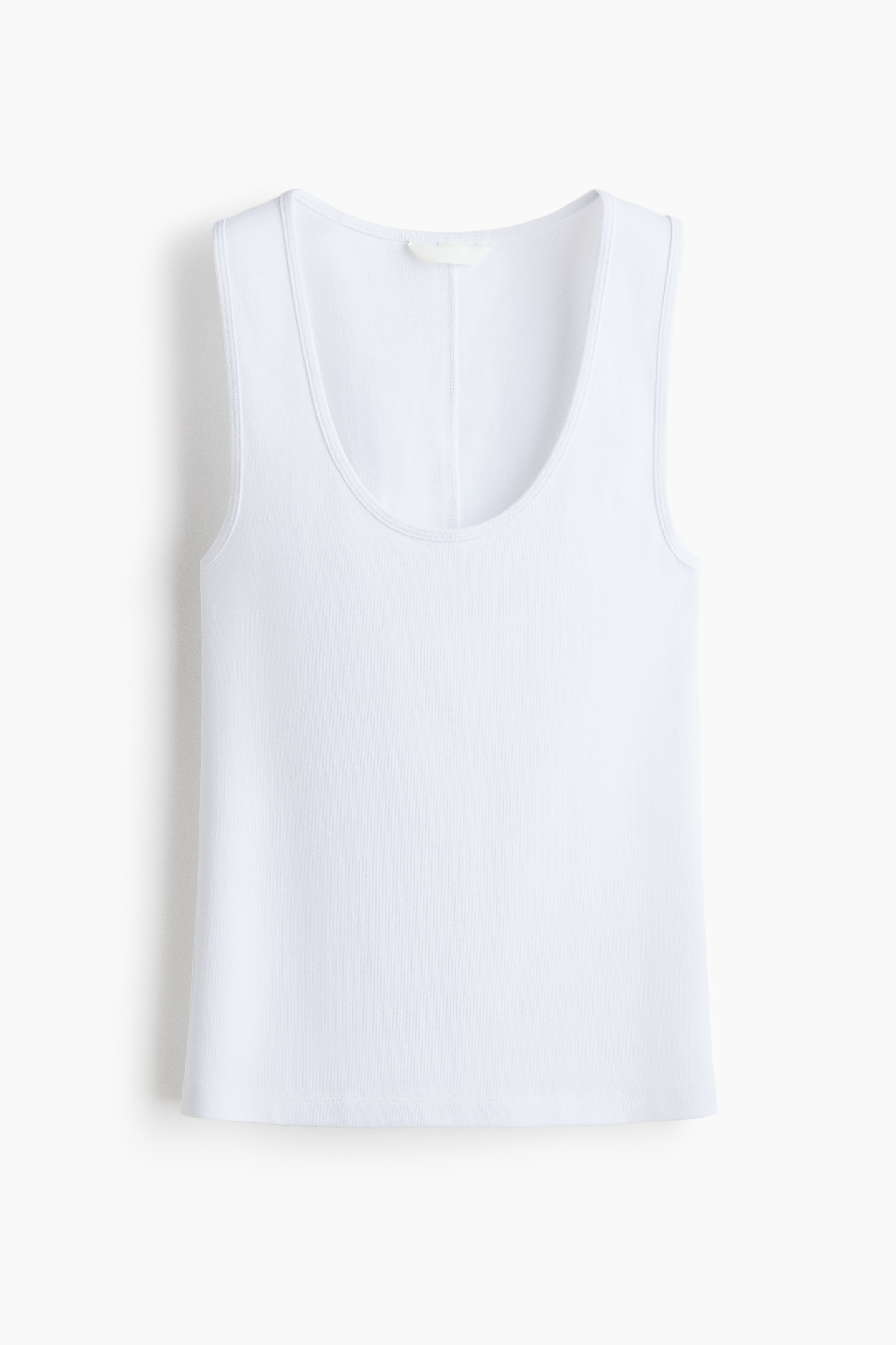 Cotton Tank Top-White