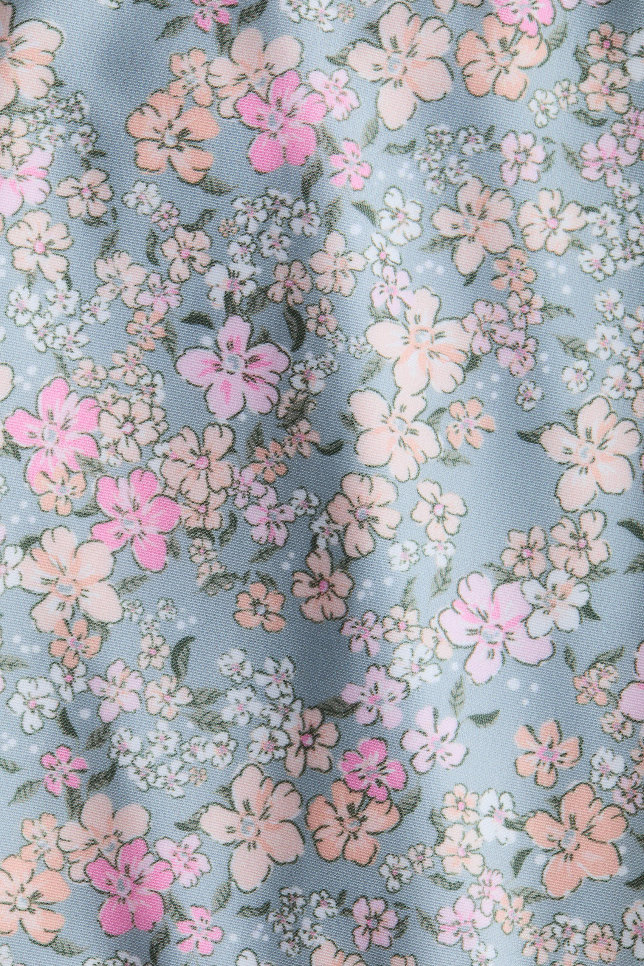 Agrandir l'image: Maillot de bain imprimé - Turquoise ancien/fleuri - ENFANT | H&M CH 2