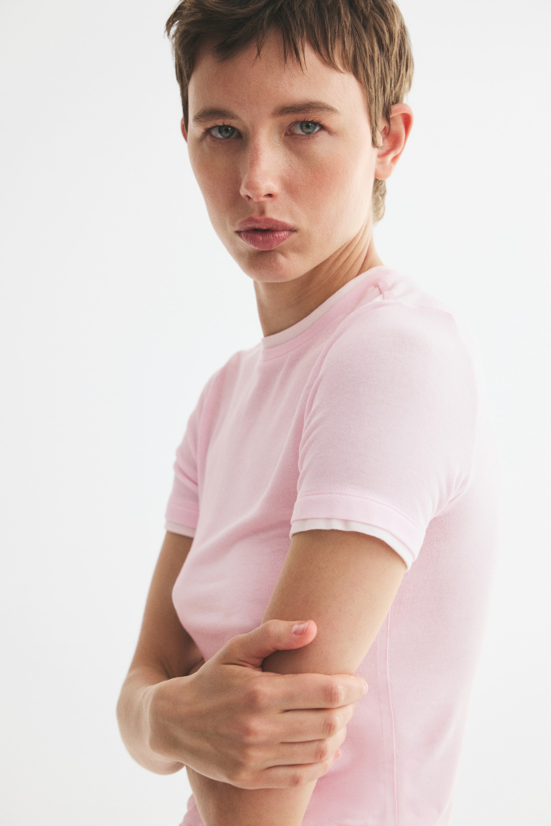 T-shirt à effet superposé