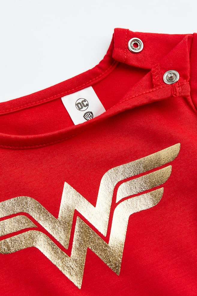 Costume da supereroe - Rosso/Wonder Woman/Nero/Batman - 4