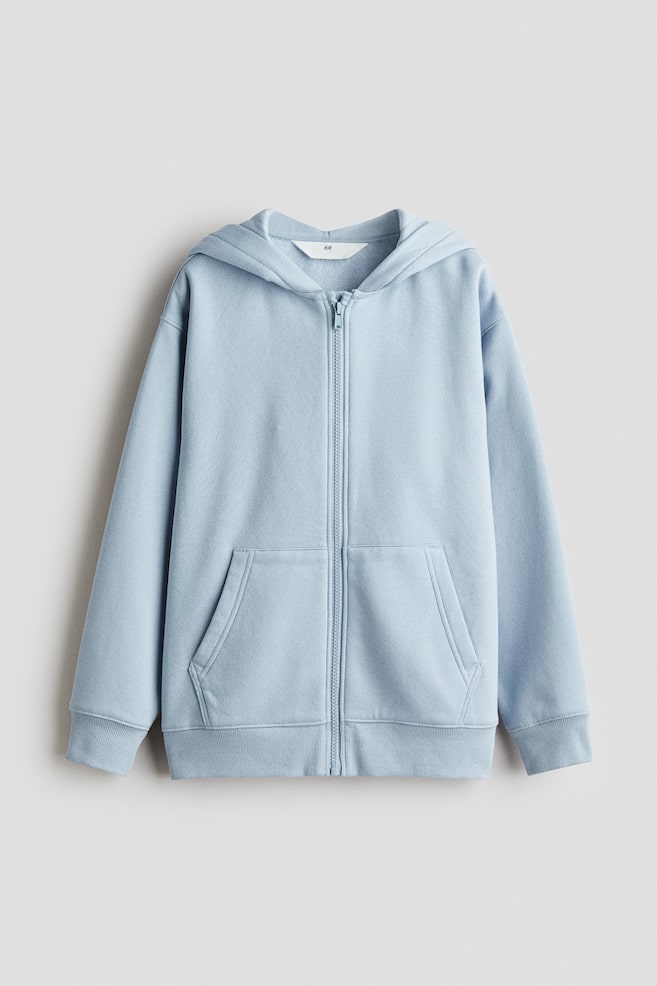 Hooded Jacket - Light blue/Black/Light gray melange/Navy blue/Khaki green - 1