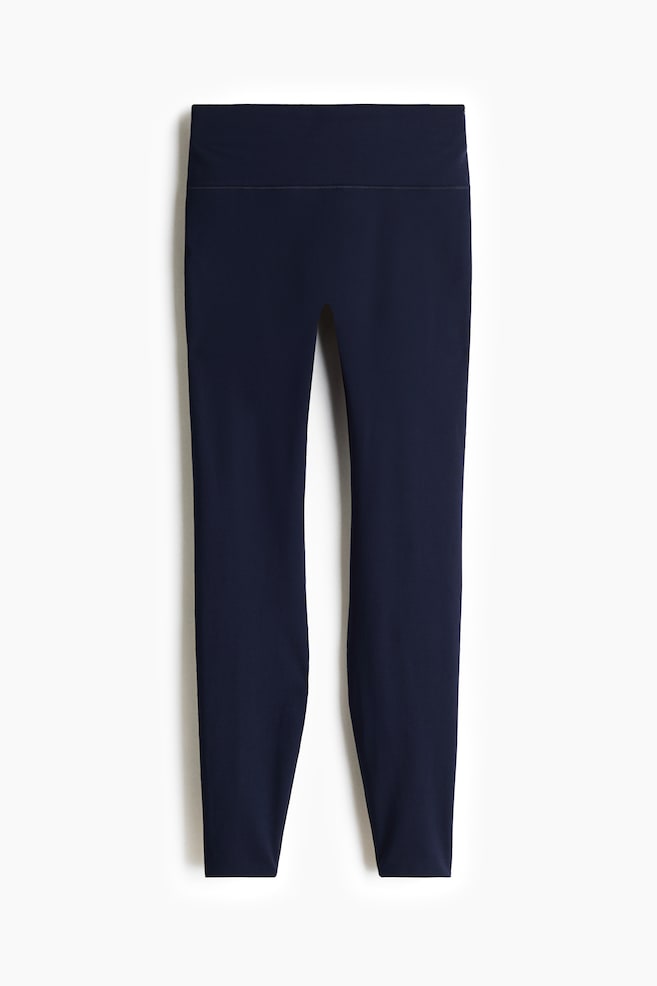 Sports leggings with SoftMove™ - Navy blue/Black/Navy blue/Choco mocha/Olive green/Mocha/Plum purple/Sage green/Chocolate plum/Black/Purple haze/Brown/Aubergine purple/Dark grey/Pastel pink/Light apricot/Dark brown/Light pink/Moss green/Antique rose/Cream/Pannacotta yellow/Bright red - 1