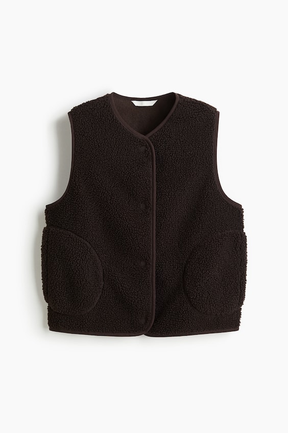 Женские жилеты H&M Teddy Fleece Vest