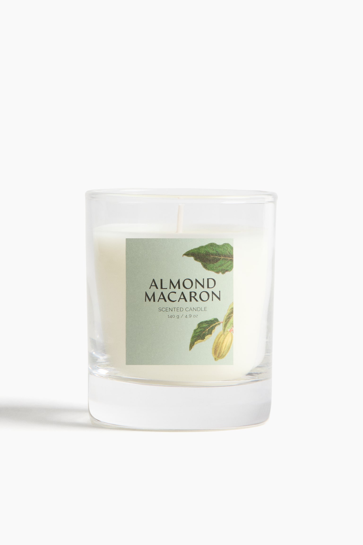 Scented candle in glass holder - Almond Macaron/Sugared Rhubarb - 3