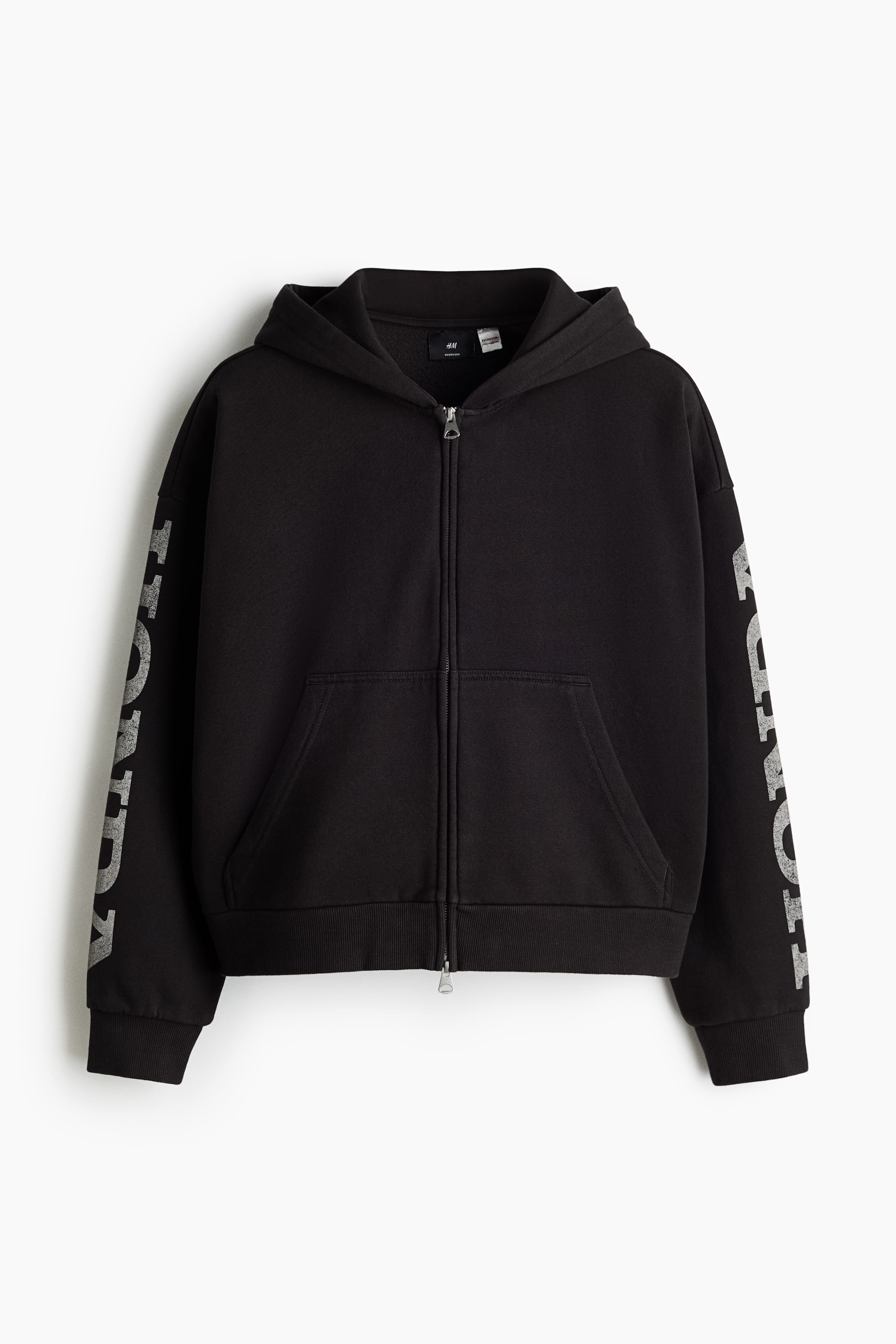 Мужские куртки H&M Oversized Printed Hooded Jacket